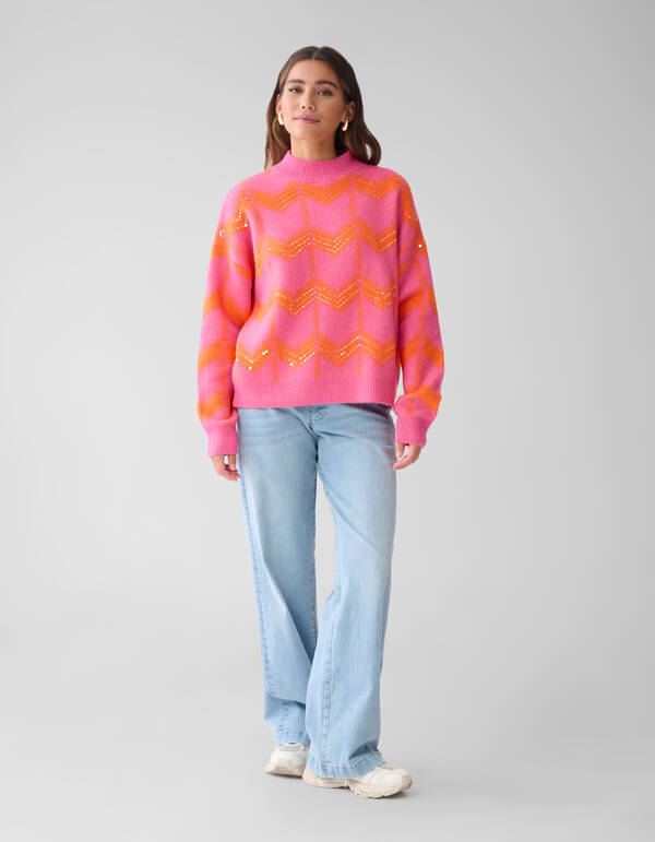 Paillettenpullover Rosa By Furmey SHOEBY WOMEN