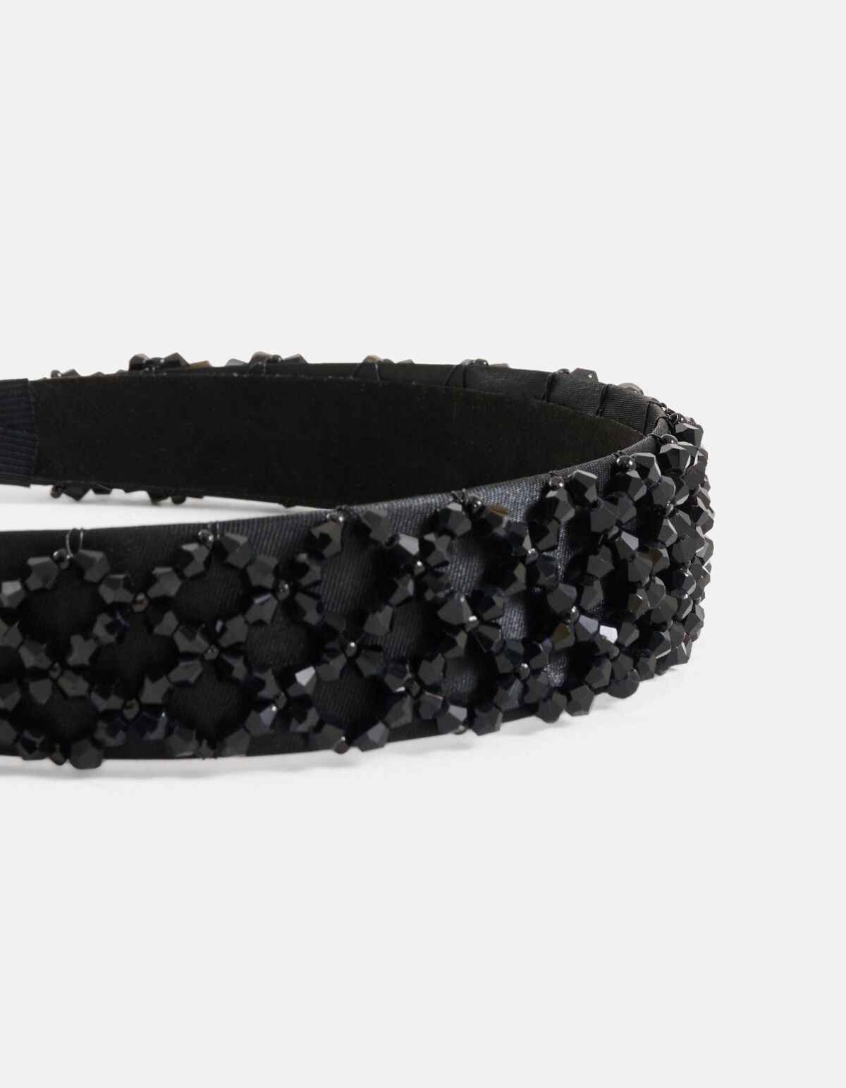 Perlen-Haarband Schwarz SHOEBY ACCESSOIRES