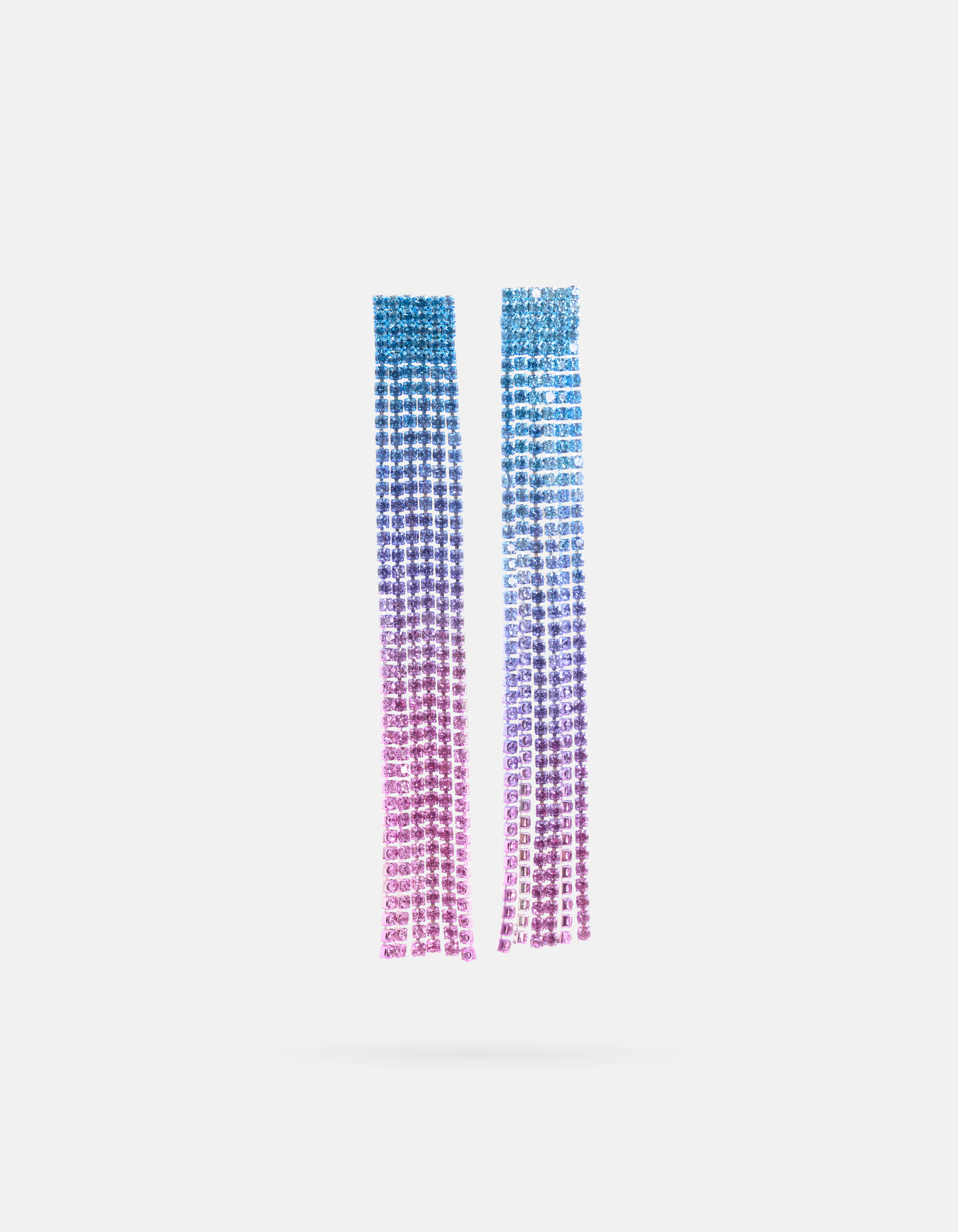 Ombre Strass-Ohrringe Blau SHOEBY ACCESSOIRES