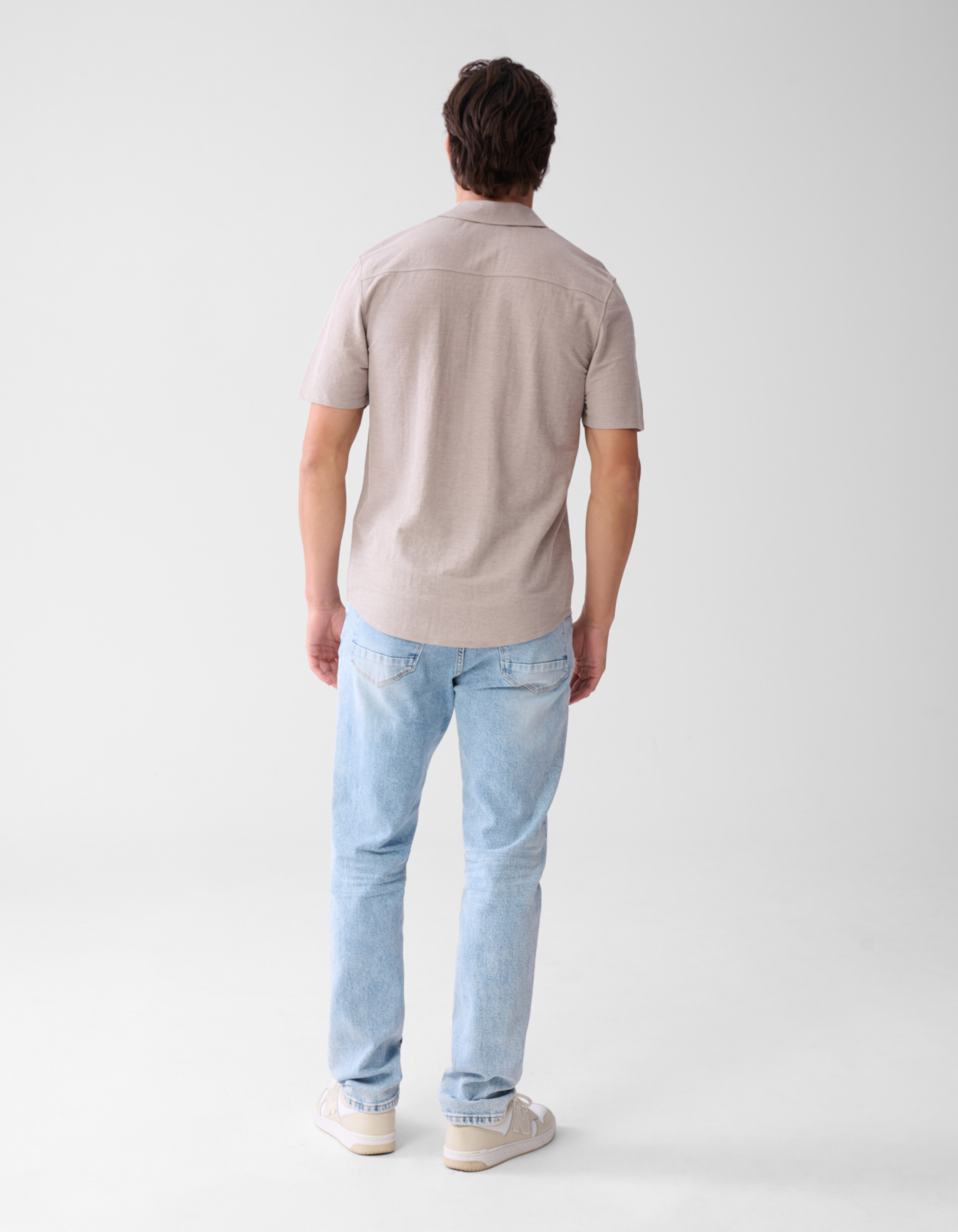 Pique-Hemd Light Brown SHOEBY MEN