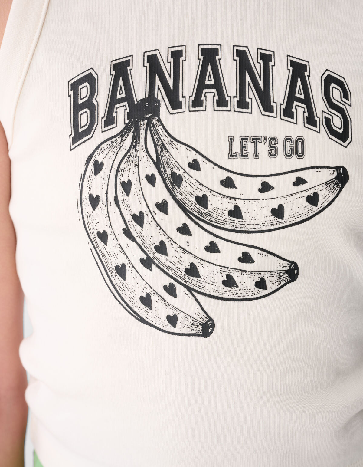 Bananen Top Gebrochen Wei&szlig; SHOEBY GIRLS