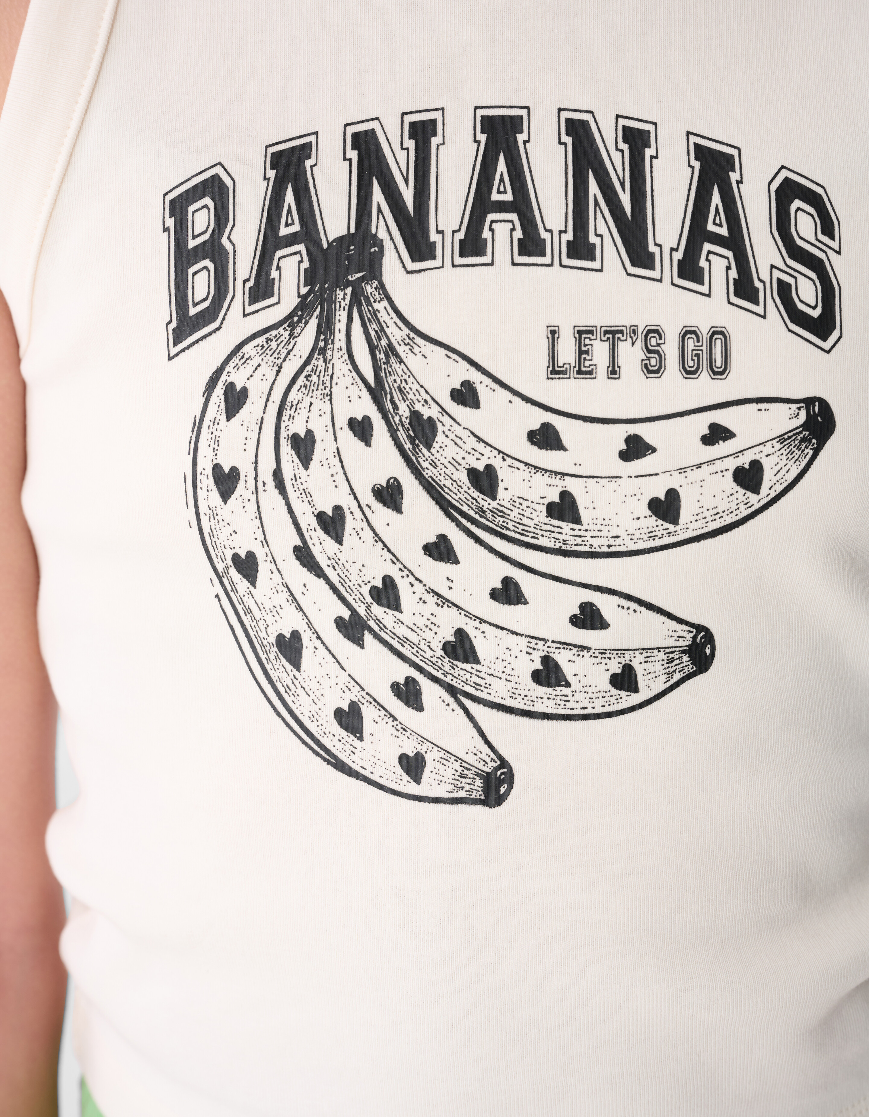 Bananen Top Gebrochen Wei&szlig; SHOEBY GIRLS