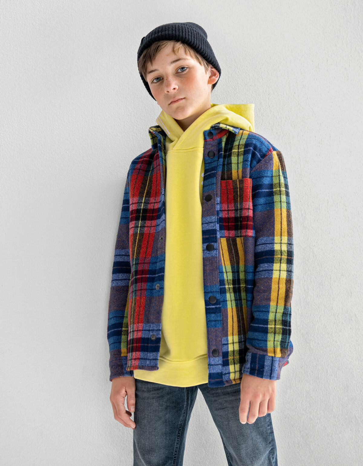 Basic Hoodie Gelb SHOEBY BOYS