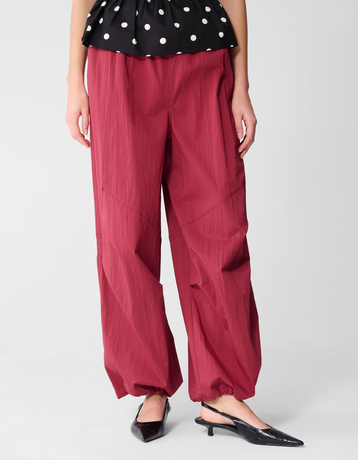 Balloon Fit Jogginghose Dunkelrot SHOEBY WOMEN