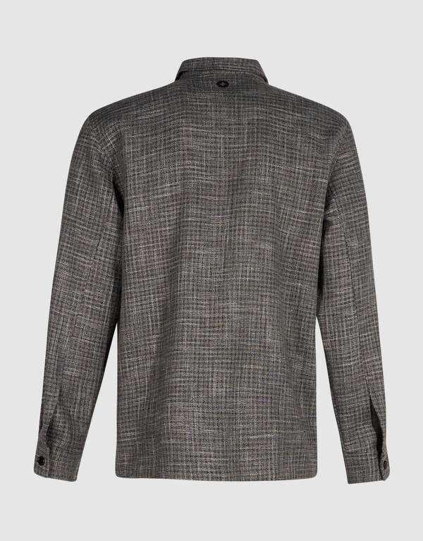 Kariertes Overshirt Grau SHOEBY MEN