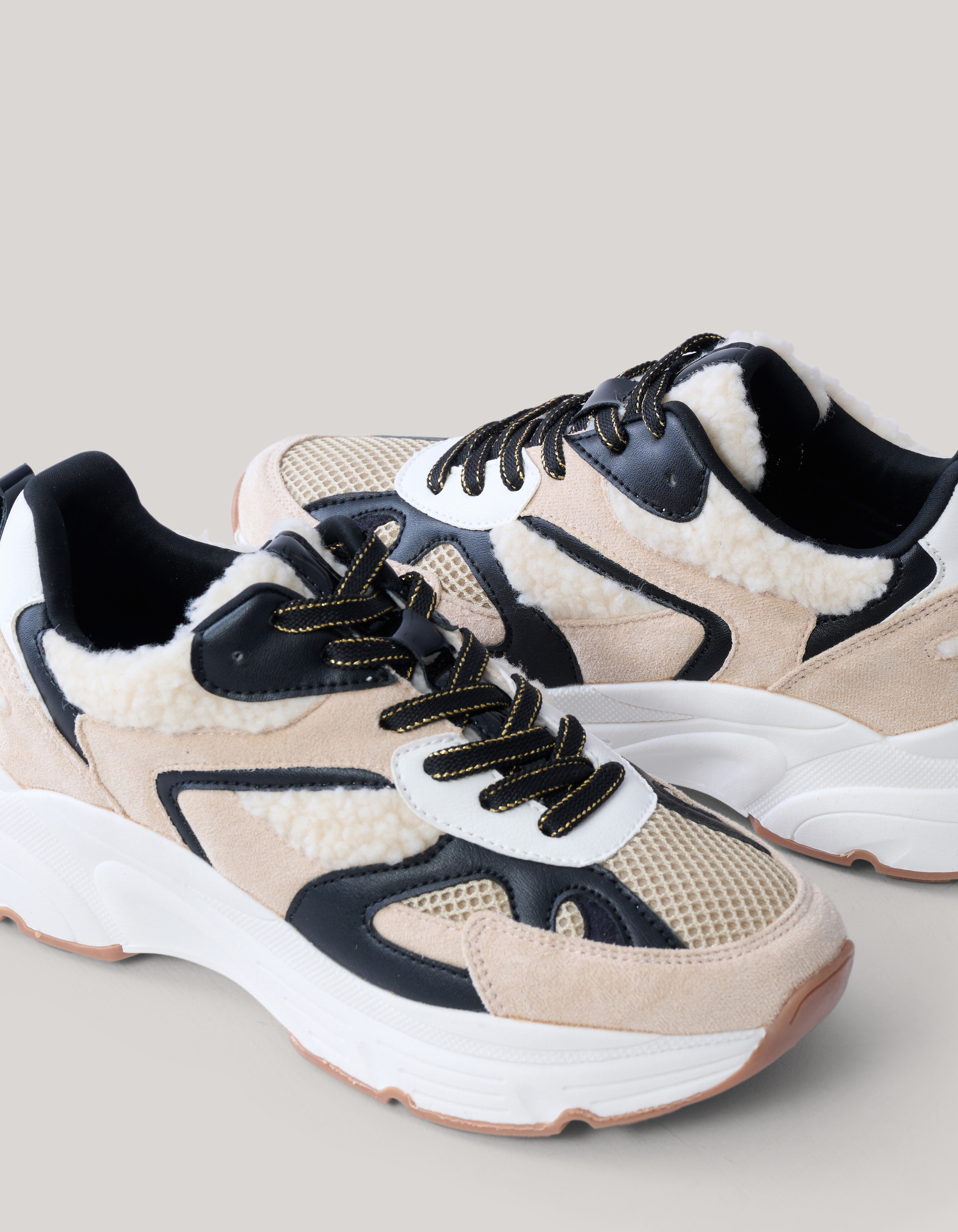 Teddy Turnschuhe Beige SCHOENEN SHOEBY
