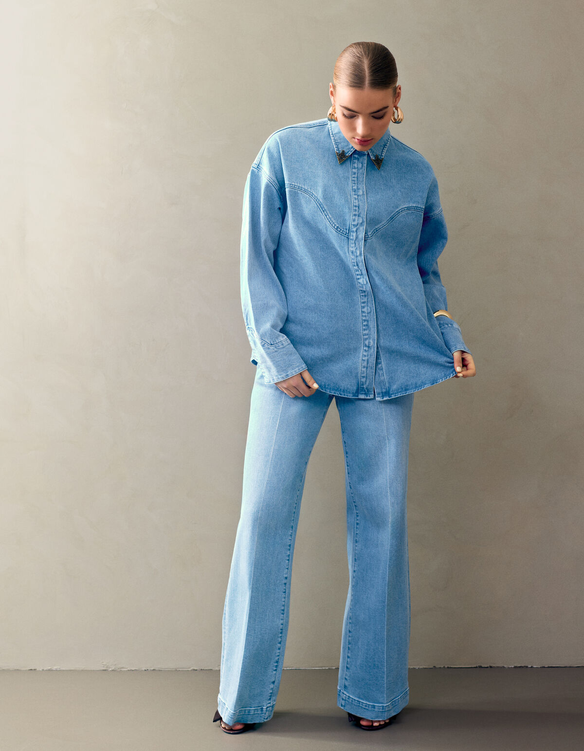 Weit geschnittene Jeans Mediumstone von Fred SHOEBY WOMEN