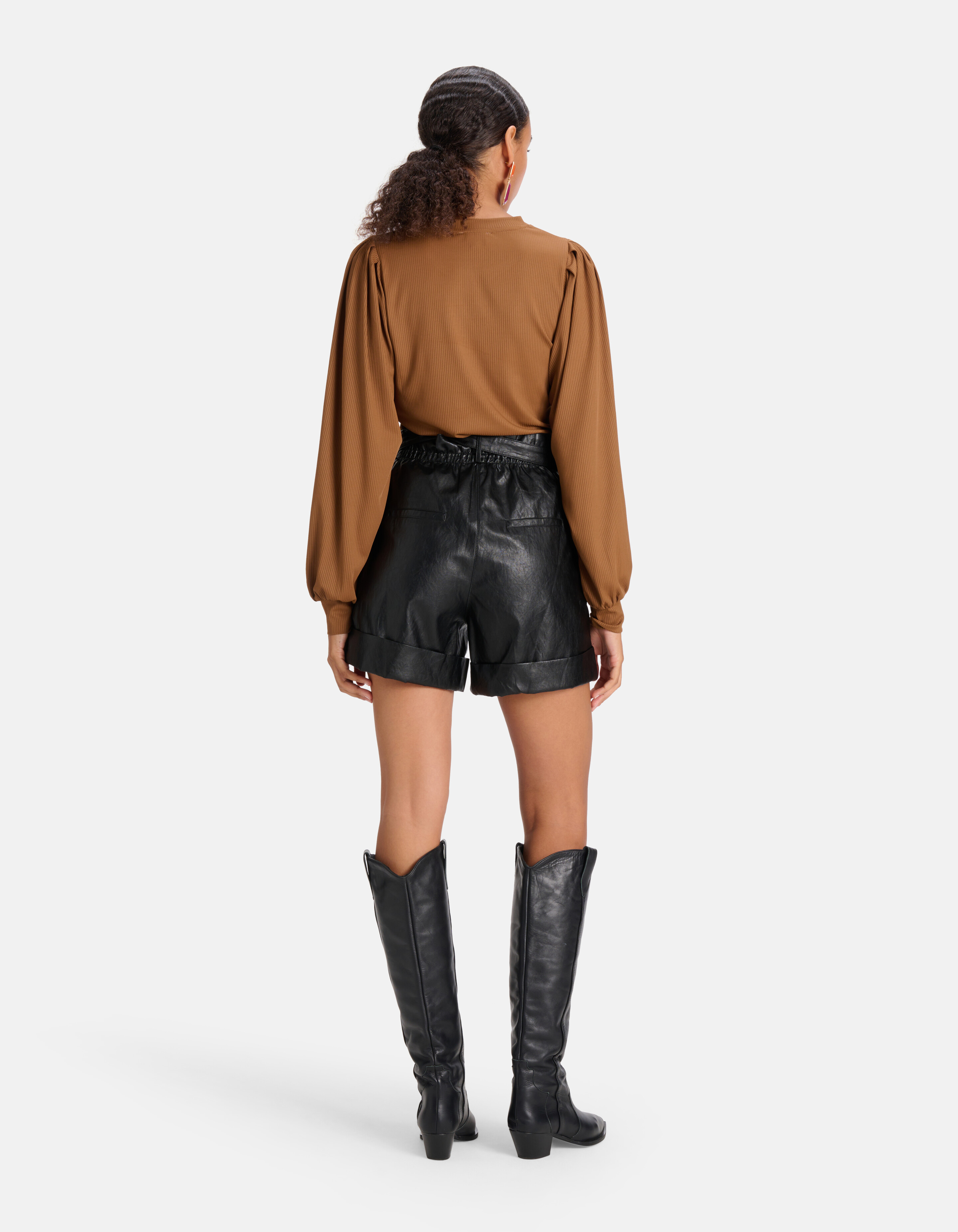 Langärmeliges T-Shirt Braun SHOEBY WOMEN