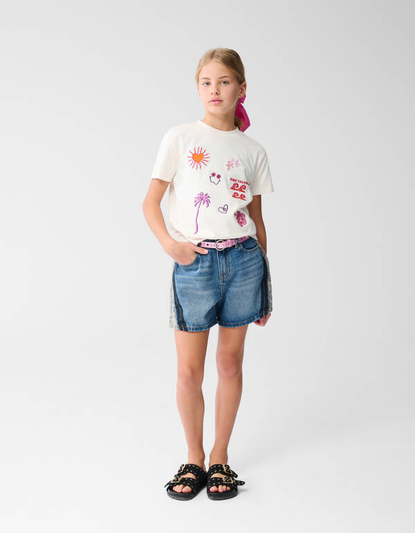 Mix Denim Short Blau SHOEBY GIRLS