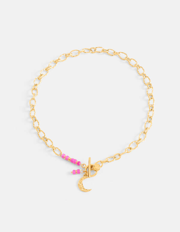 Perlenkette Halskette Gold SHOEBY ACCESSOIRES