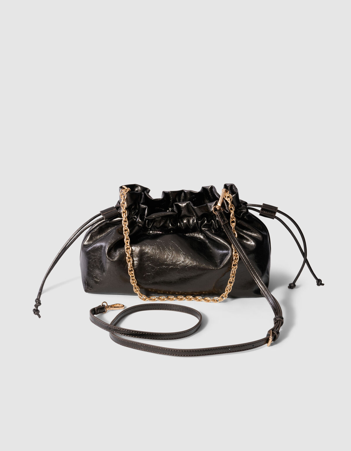 Shiny Chain Clutch Schwarz SHOEBY ACCESSOIRES