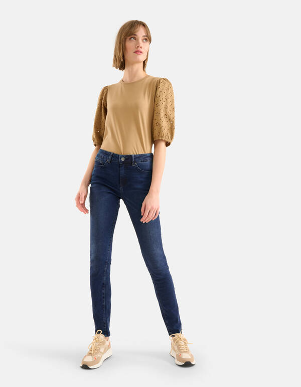 Skinny Jeans Dunkelblau Länge 32 Eksept