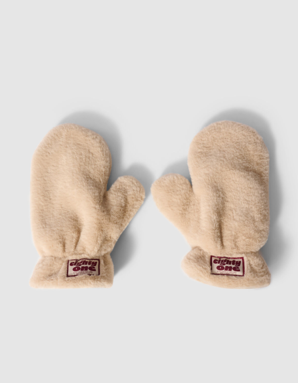Teddy F&auml;ustlinge Sand SHOEBY ACCESSOIRES