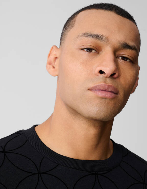 Flock Spark Pullover Schwarz SHOEBY MEN