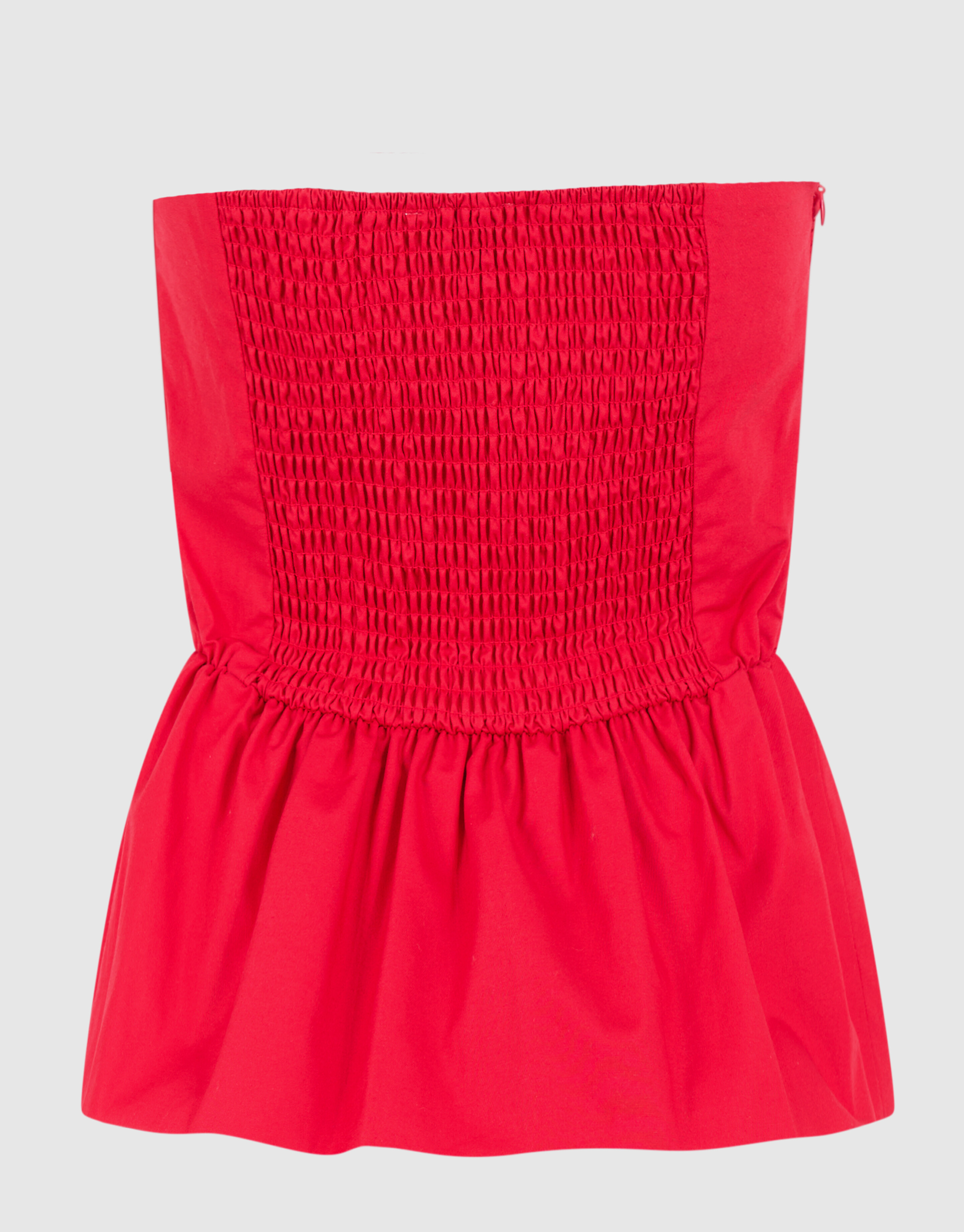 Tr&auml;gerloses Oberteil in Rot SHOEBY WOMEN