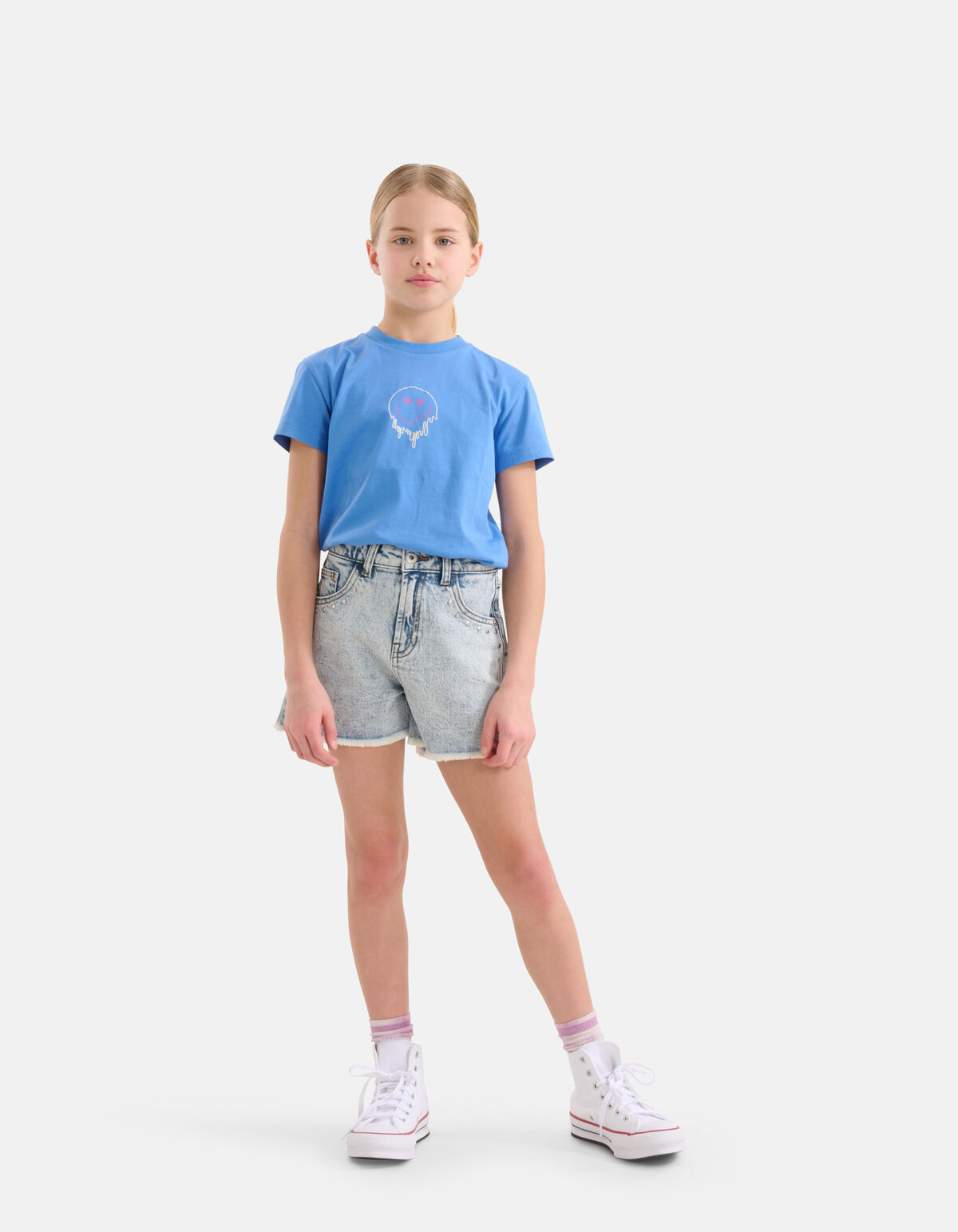 Bermuda Short Studs Bleached SHOEBY GIRLS