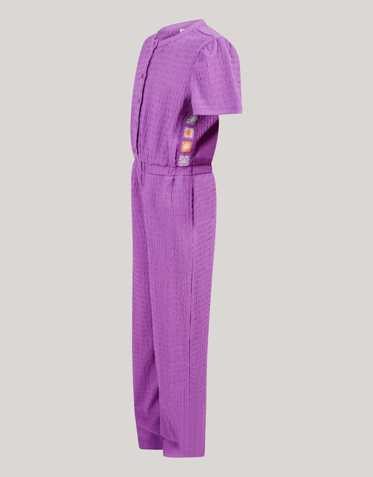 Gehäkelter Jumpsuit Dunkelviolett SHOEBY GIRLS