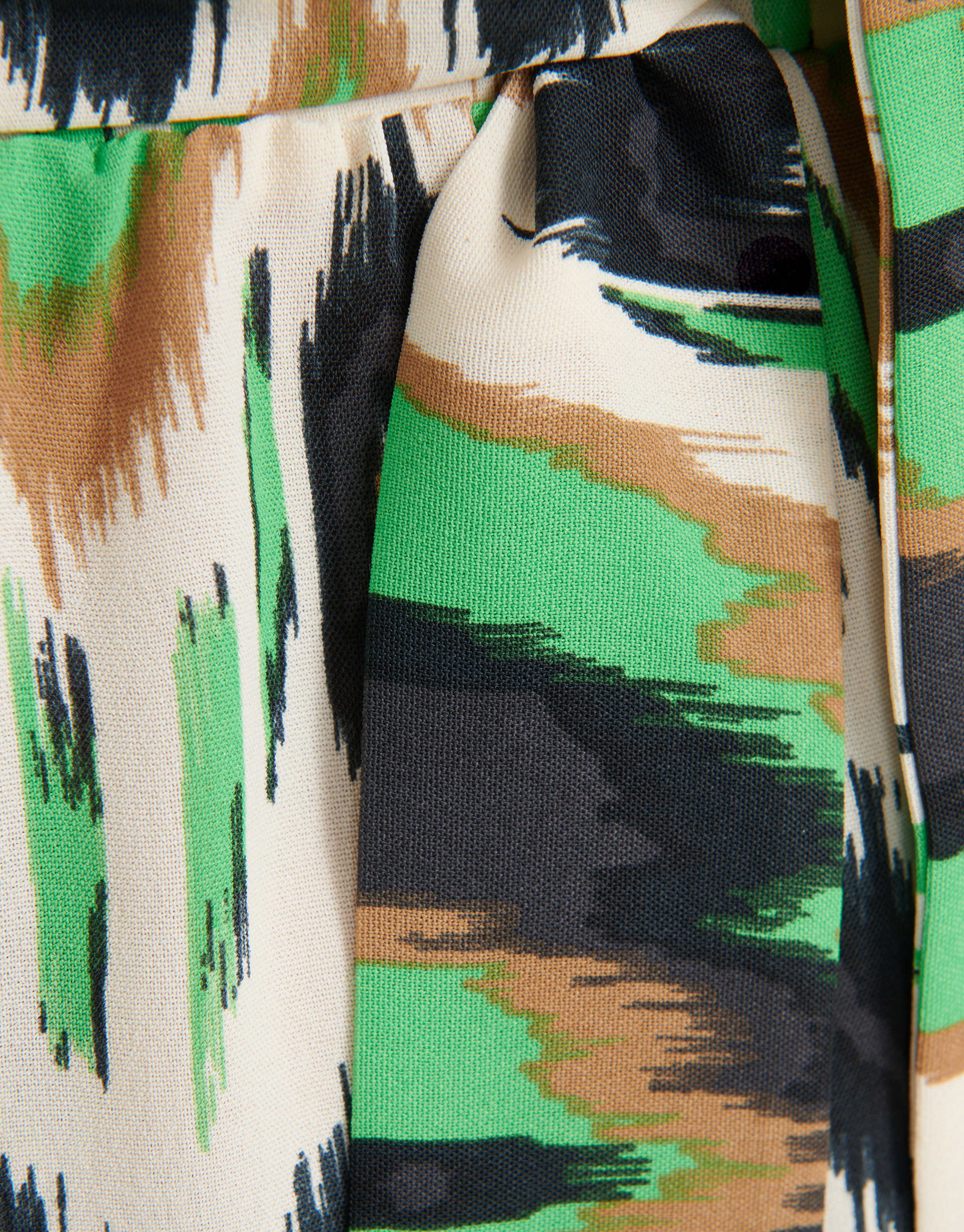 Graphic Print Kleid Grün SHOEBY WOMEN