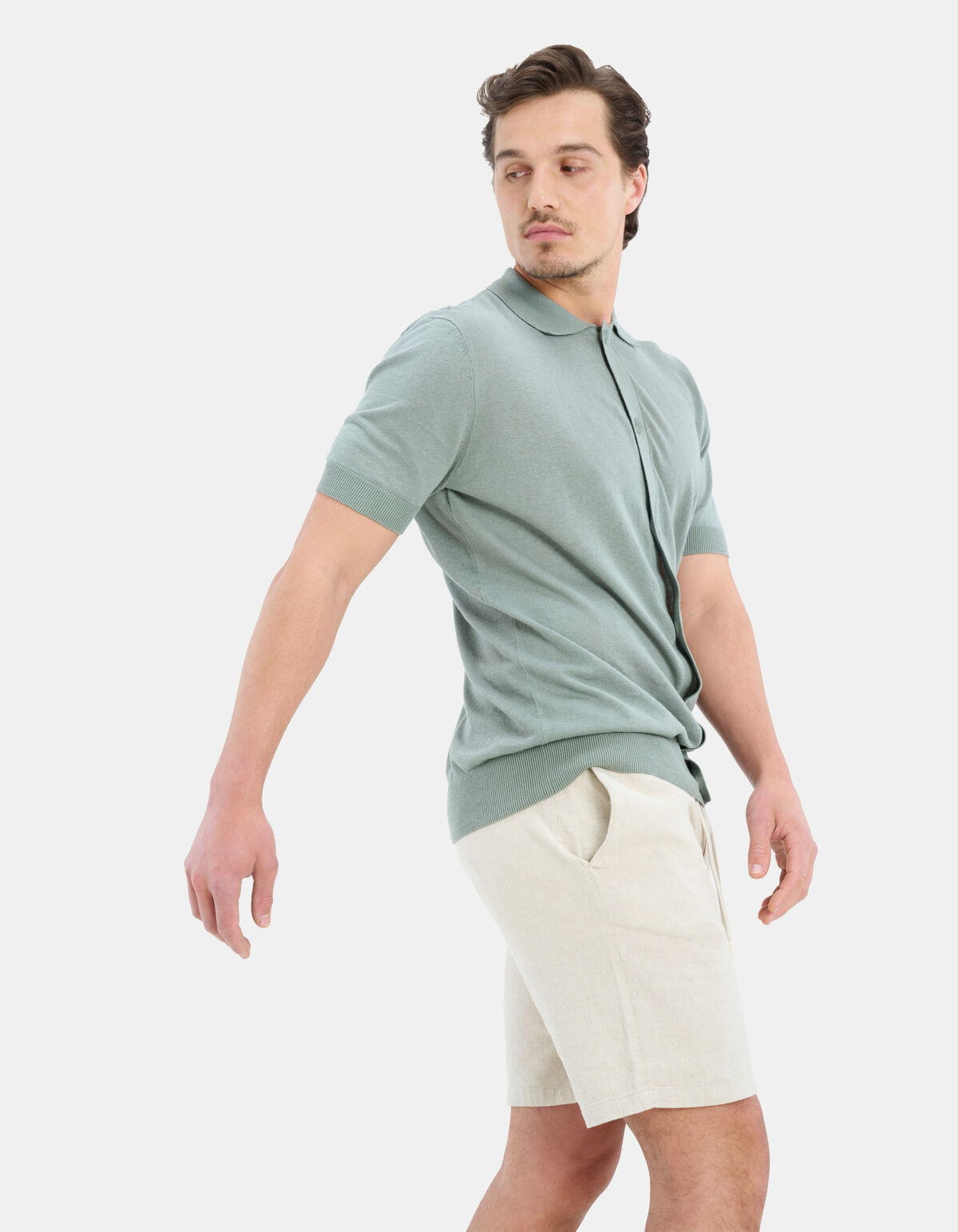 Poloshirt Grün REFILL