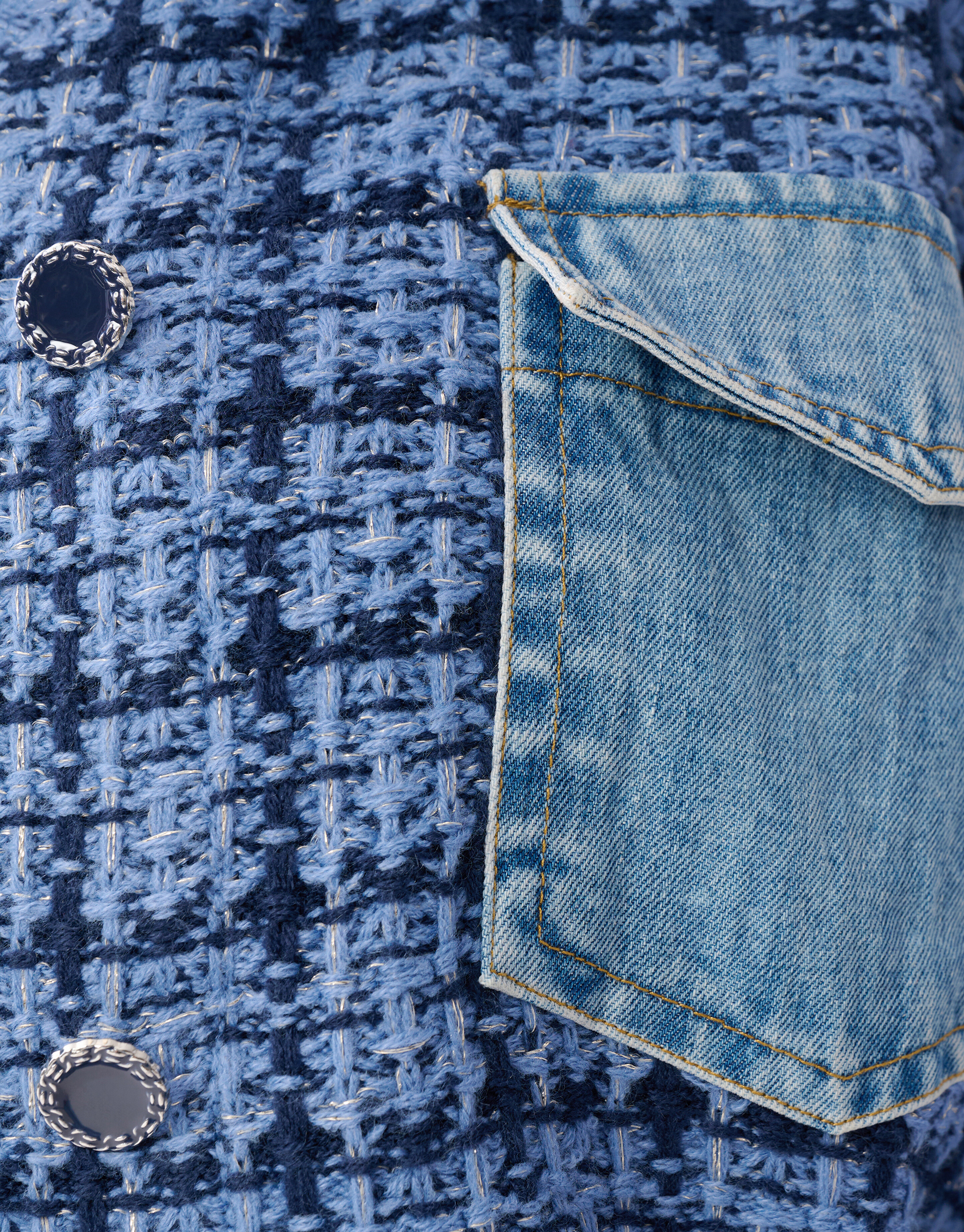 Tweed Mix Jacke Blau SHOEBY WOMEN