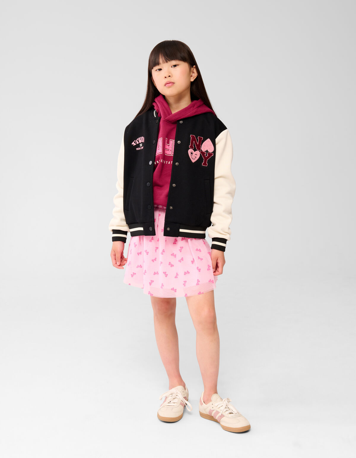 Mesh-Schleifenrock Rosa SHOEBY GIRLS