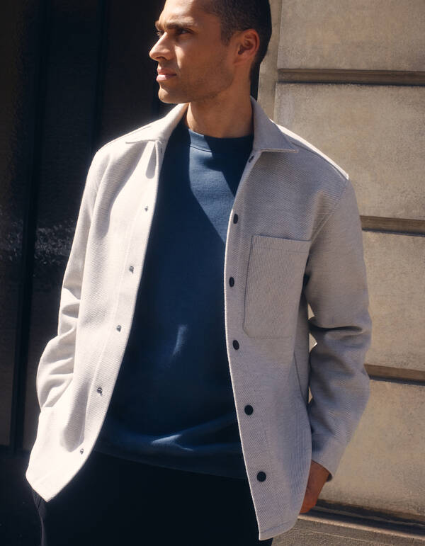 Relaxed Heavy Keper Jacke Blau SHOEBY MEN