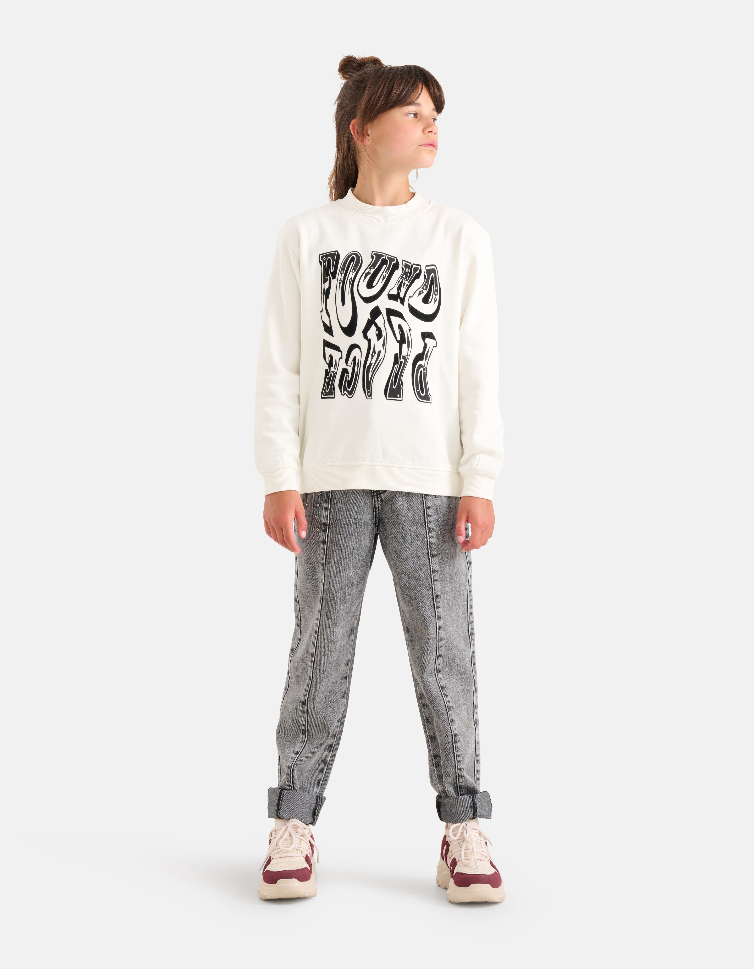 Western Pullover Off White SHOEBY GIRLS