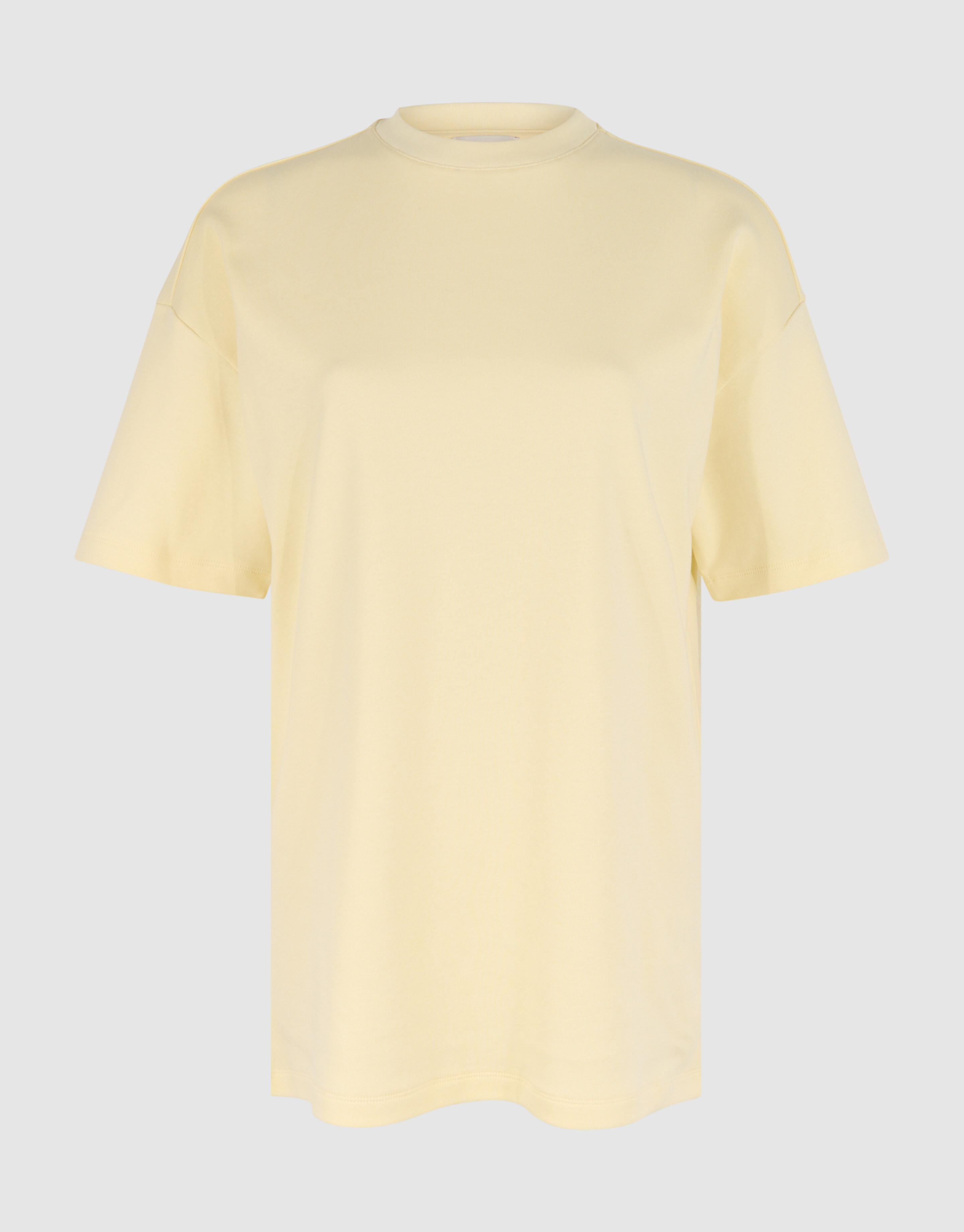 Übergroßes Basic-T-Shirt Hellgelb SHOEBY WOMEN