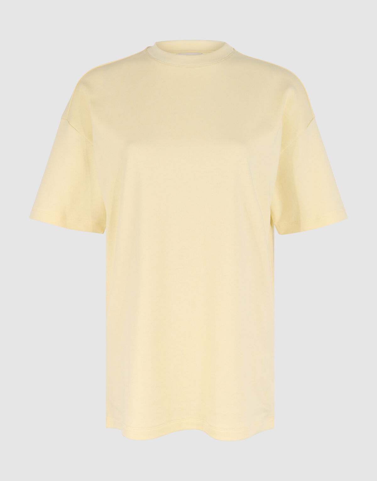 Übergroßes Basic-T-Shirt Hellgelb SHOEBY WOMEN