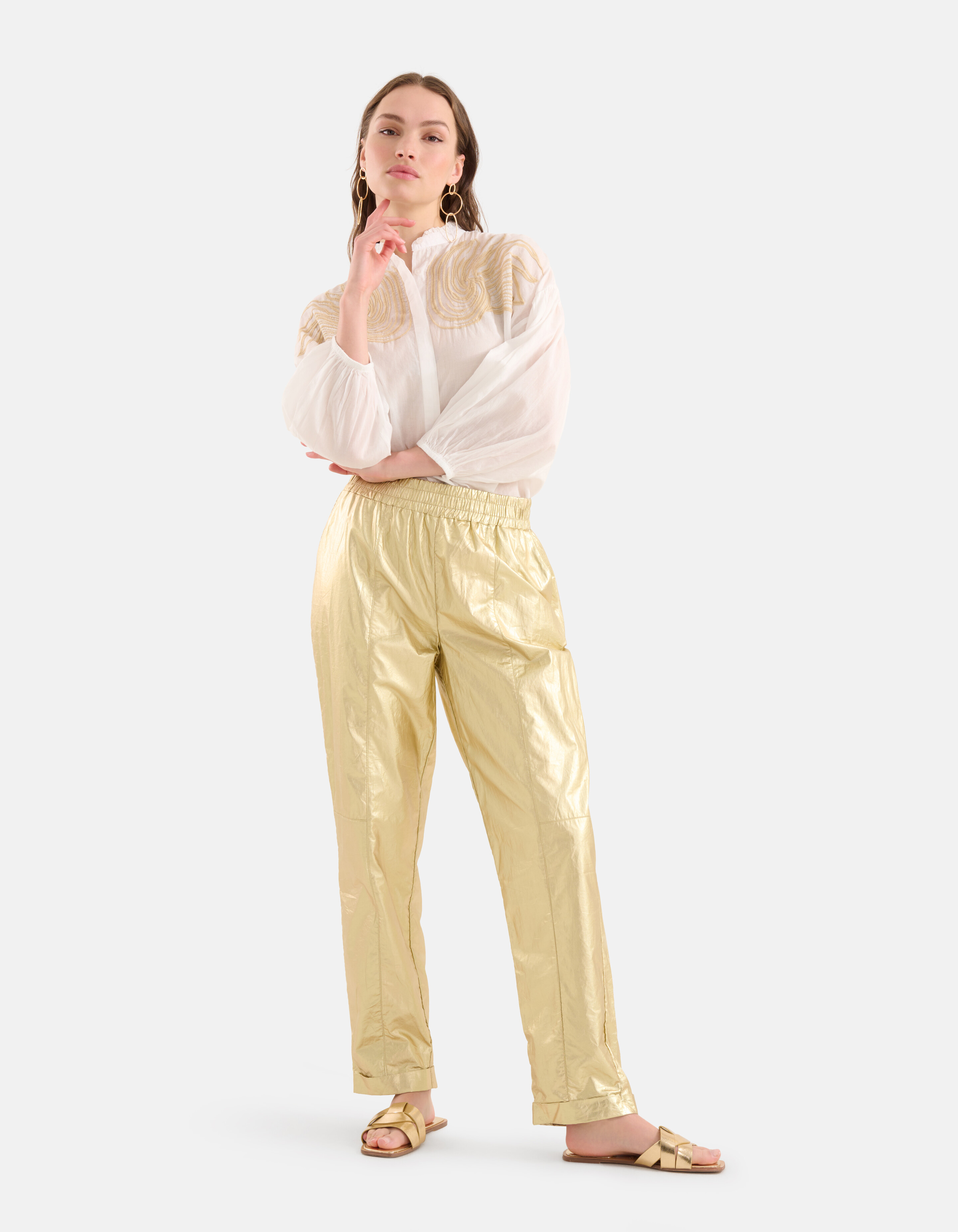 Metallischer Jogger Gold SHOEBY WOMEN