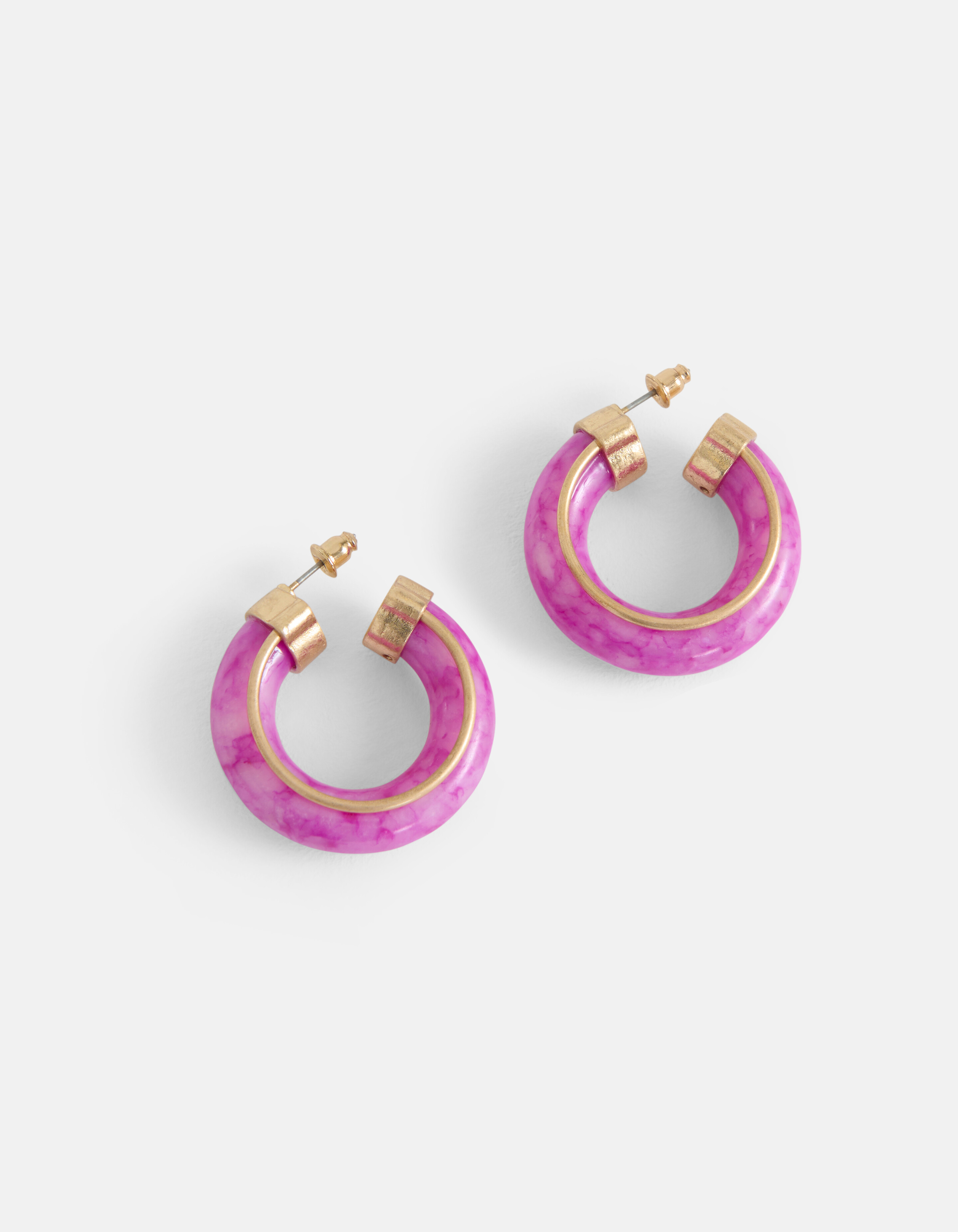 Hoops Ohrringe Lila SHOEBY ACCESSOIRES