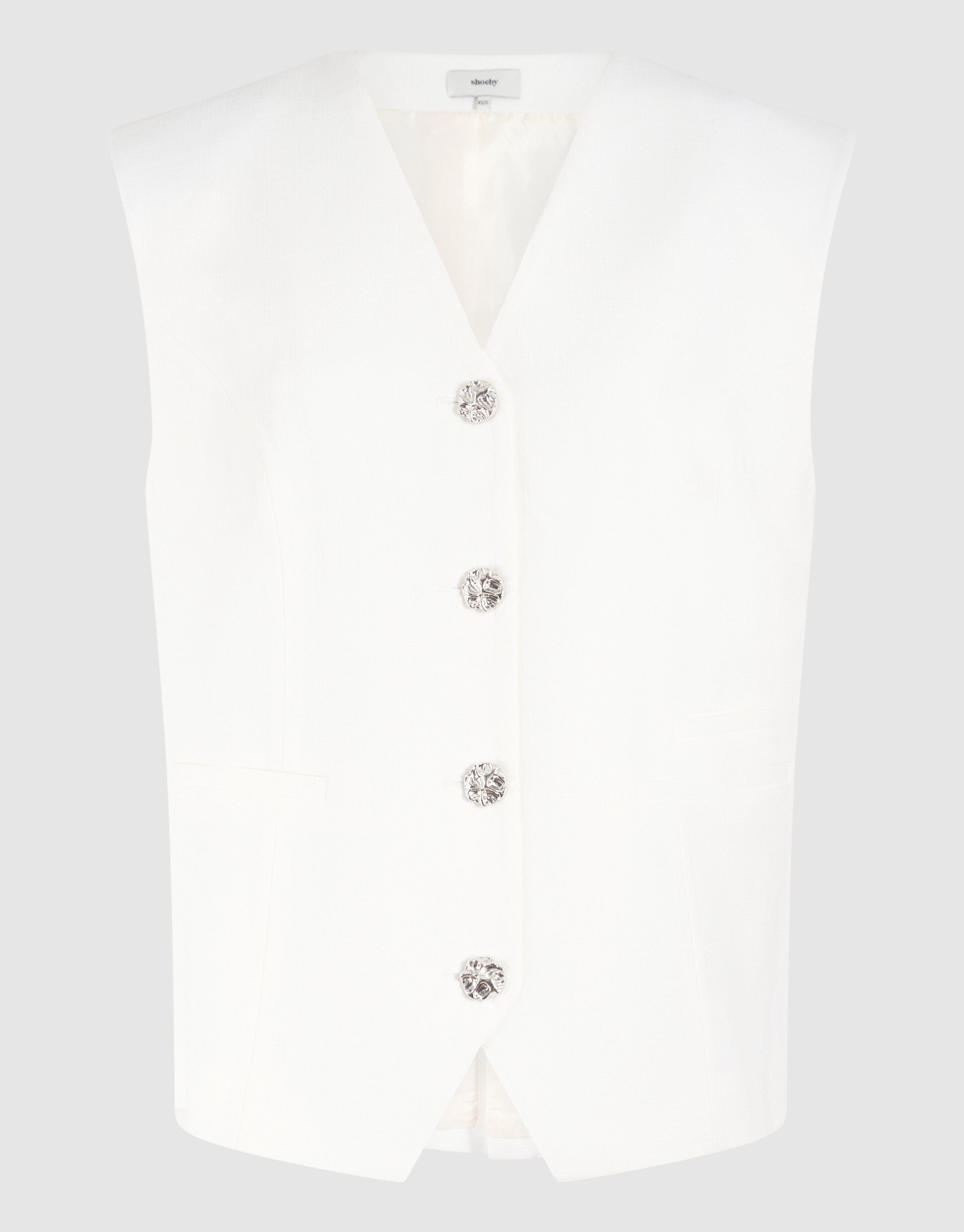 Übergroßes Gilet Off White SHOEBY WOMEN