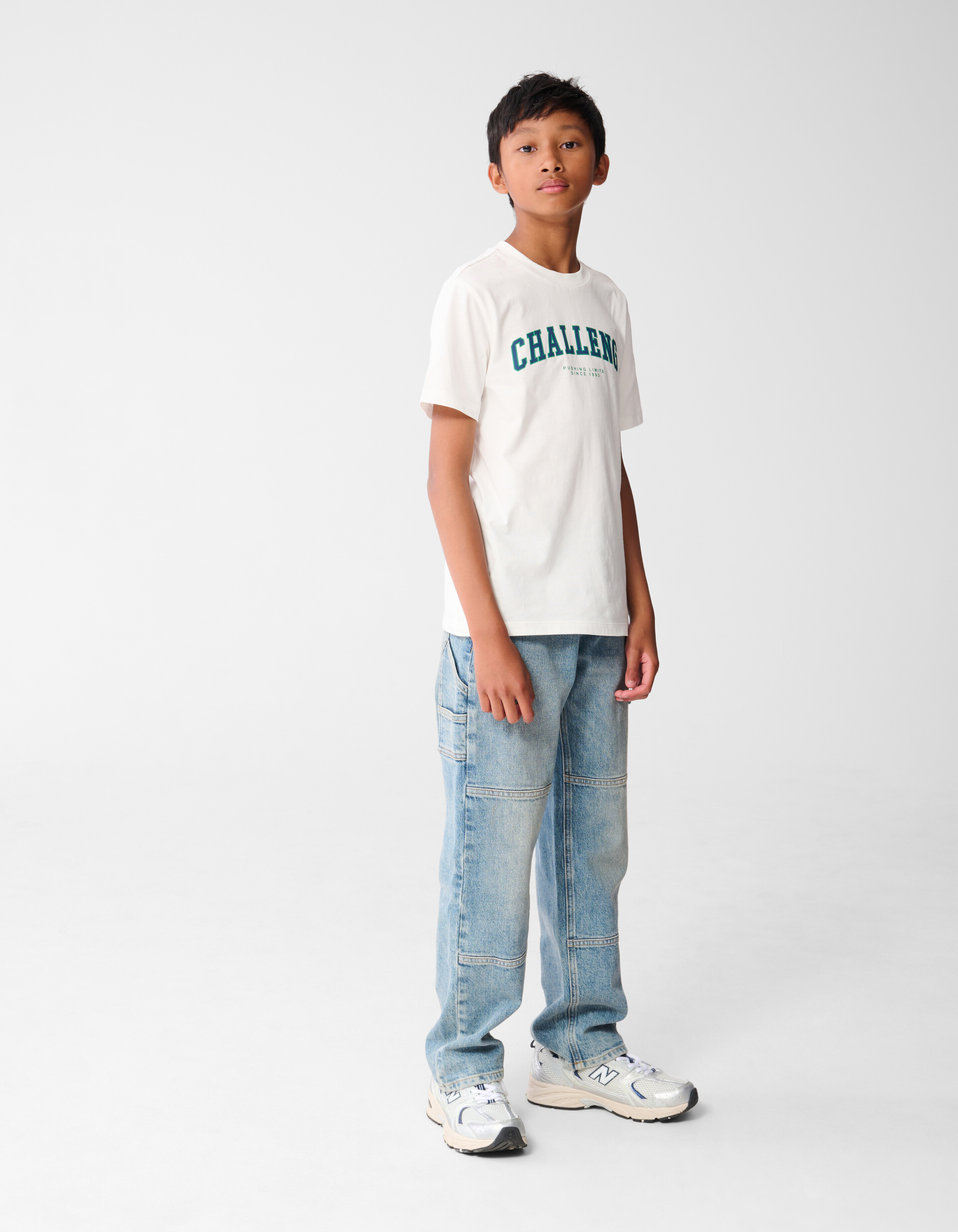 Challenge Artwork T-Shirt Weiß SHOEBY BOYS
