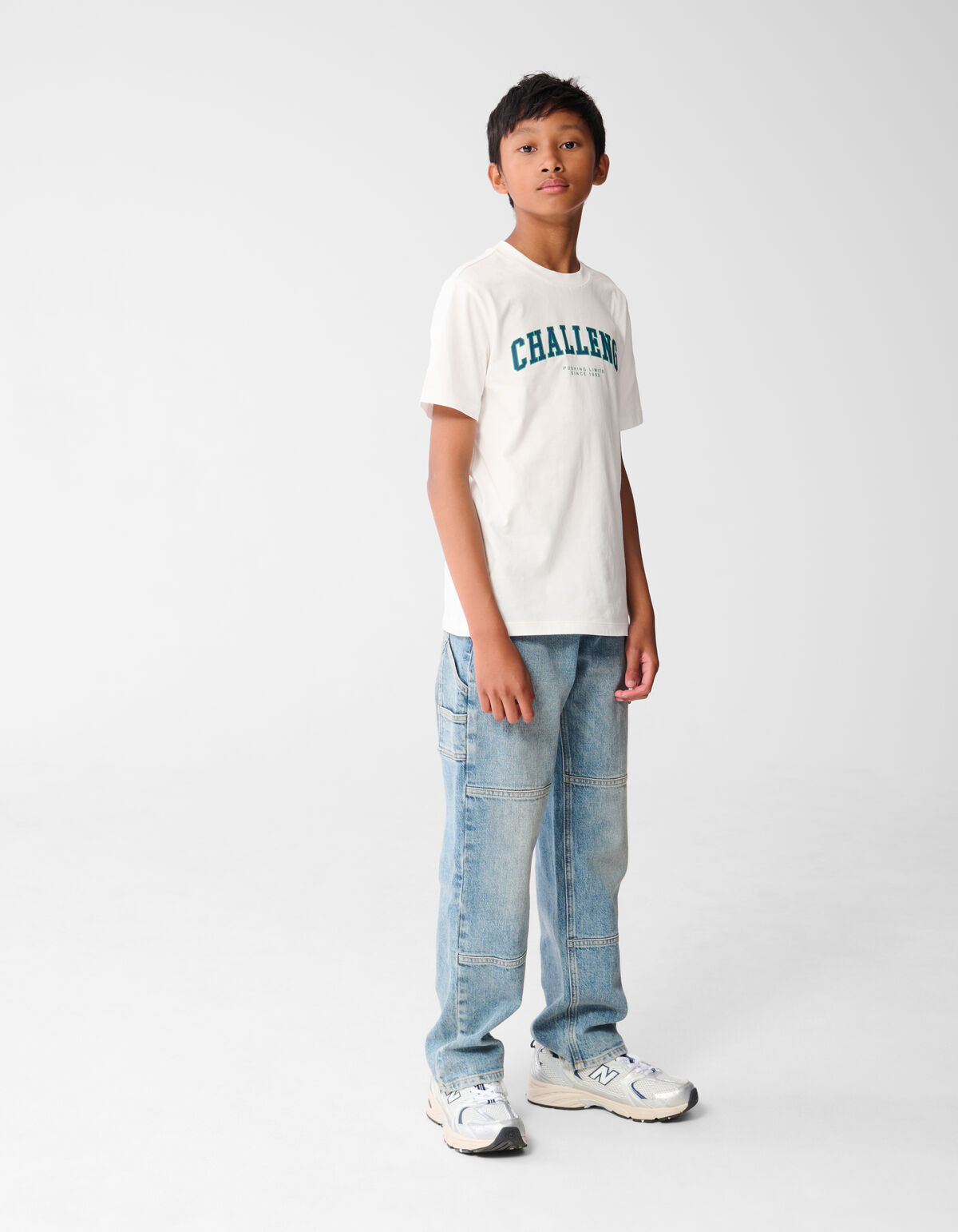 Challenge Artwork T-Shirt Weiß SHOEBY BOYS