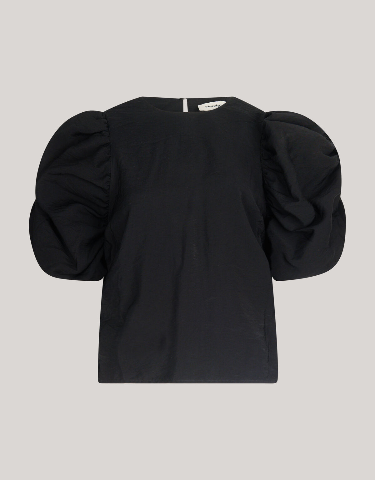 Puff&auml;rmeln Top Schwarz SHOEBY WOMEN