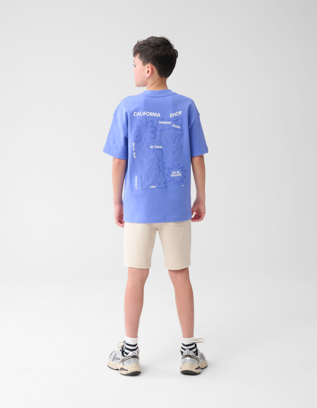 Artwork T-shirt Hellviolett SHOEBY BOYS