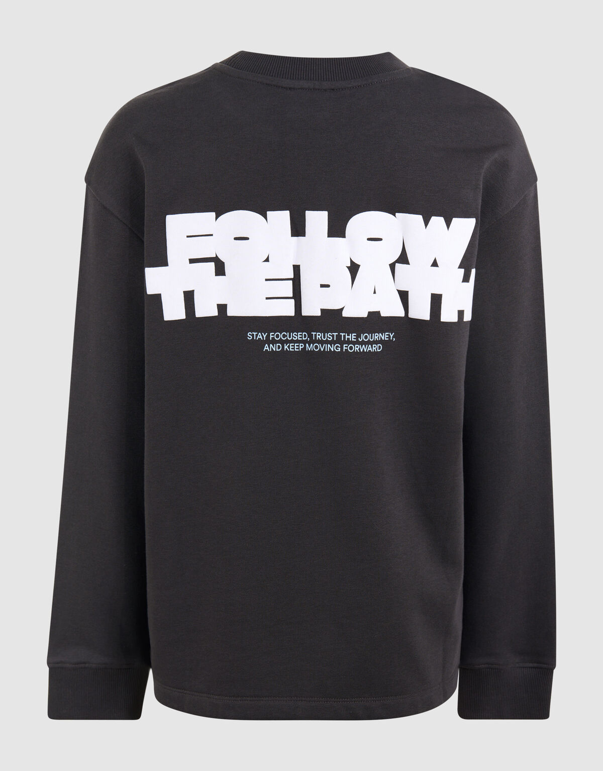 Text Artwork Pullover Dunkelgrau SHOEBY BOYS