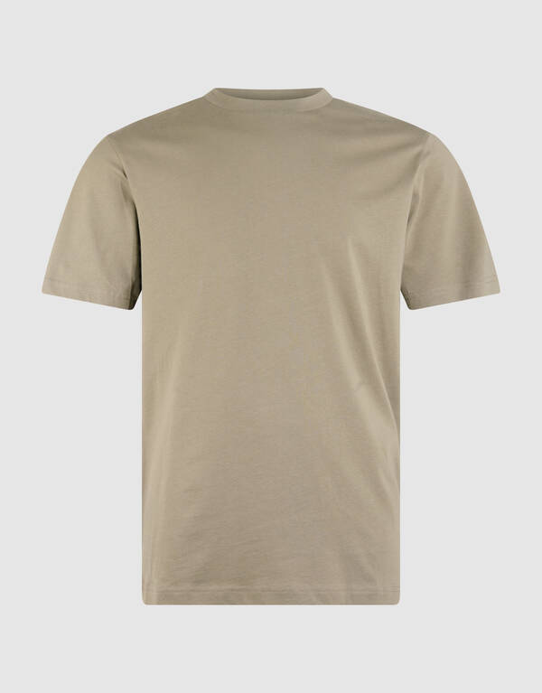 Logo-T-Shirt Khaki SHOEBY MEN