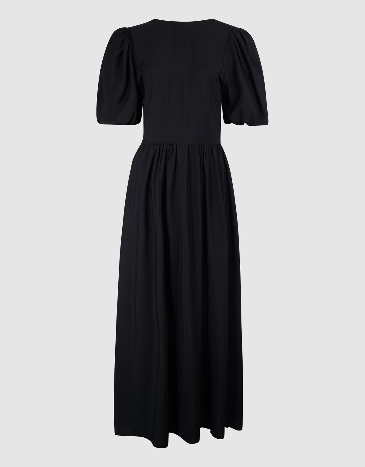 Maxikleid mit Schleife Schwarz SHOEBY WOMEN