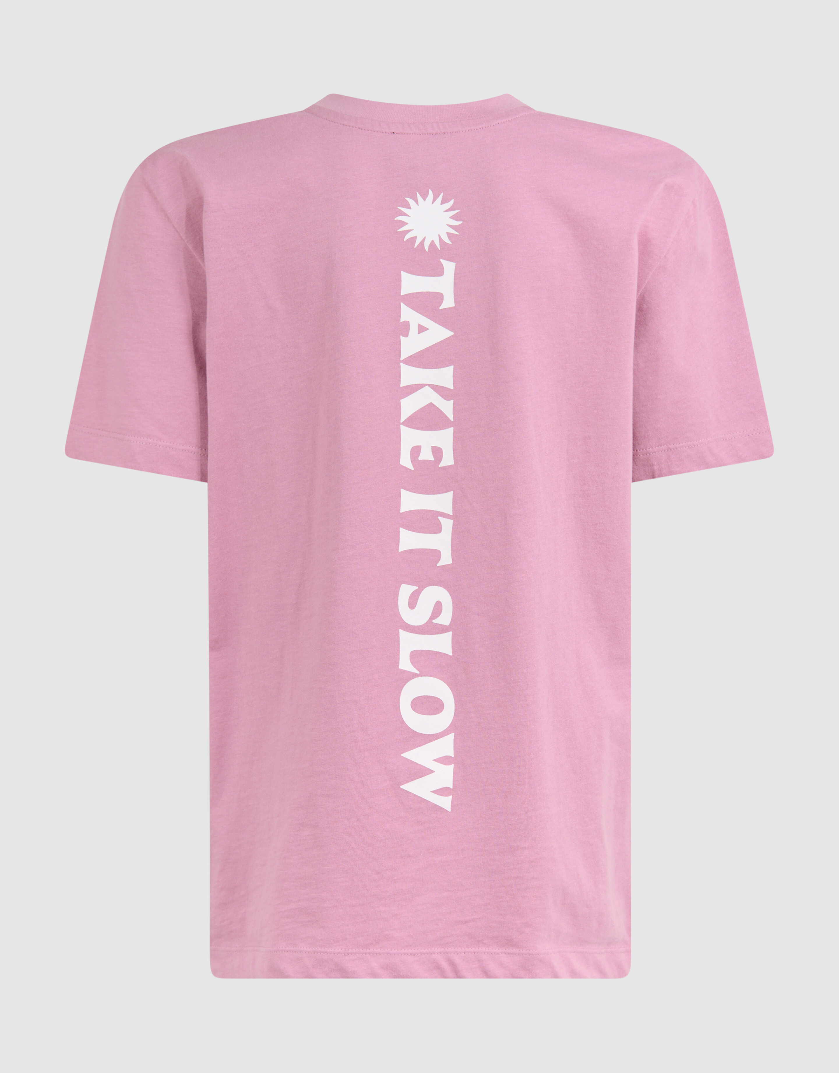 Take It SlowA rtwork  T-shirt Rosa SHOEBY BOYS
