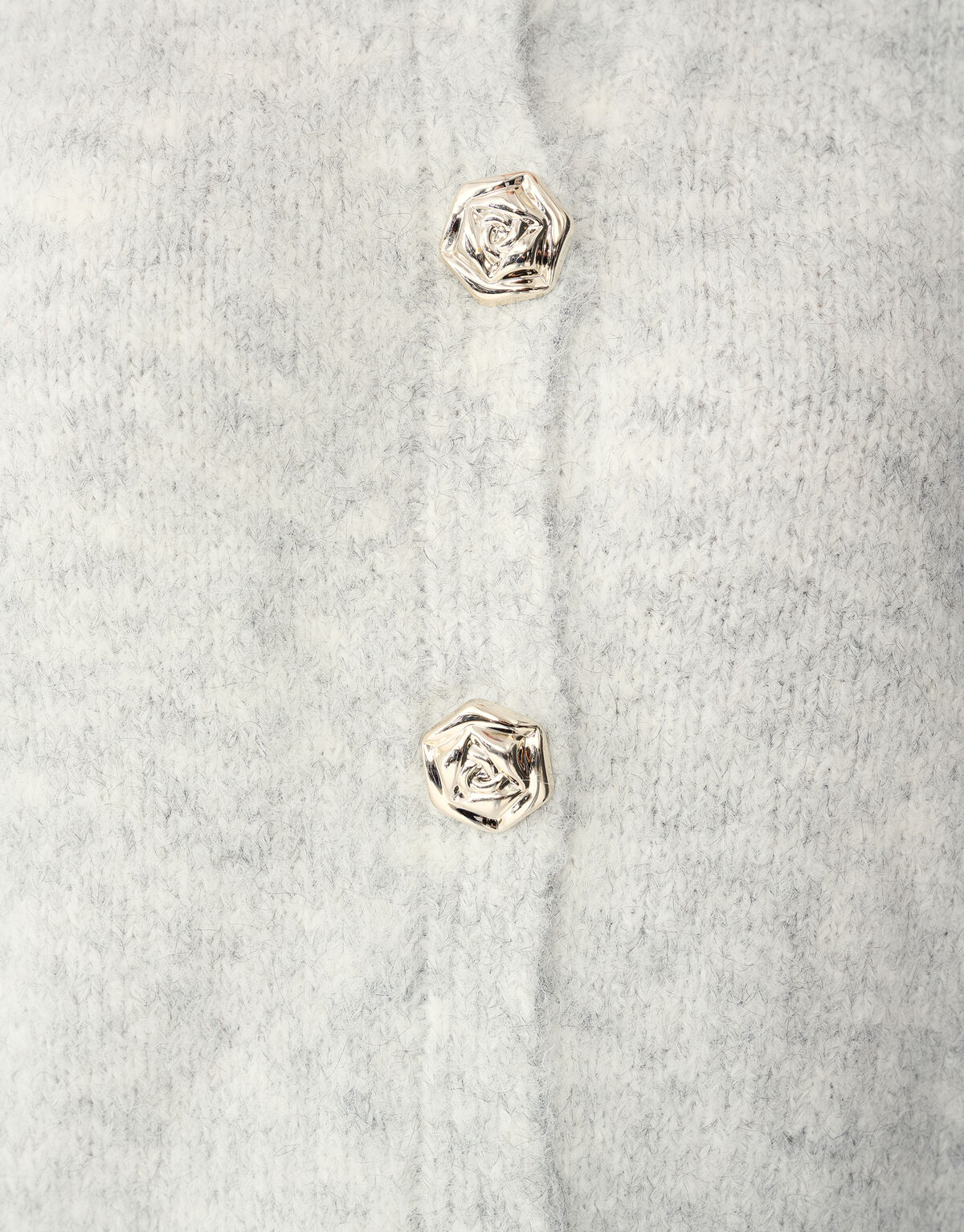 Elegante Knopfweste, hellgrau SHOEBY WOMEN