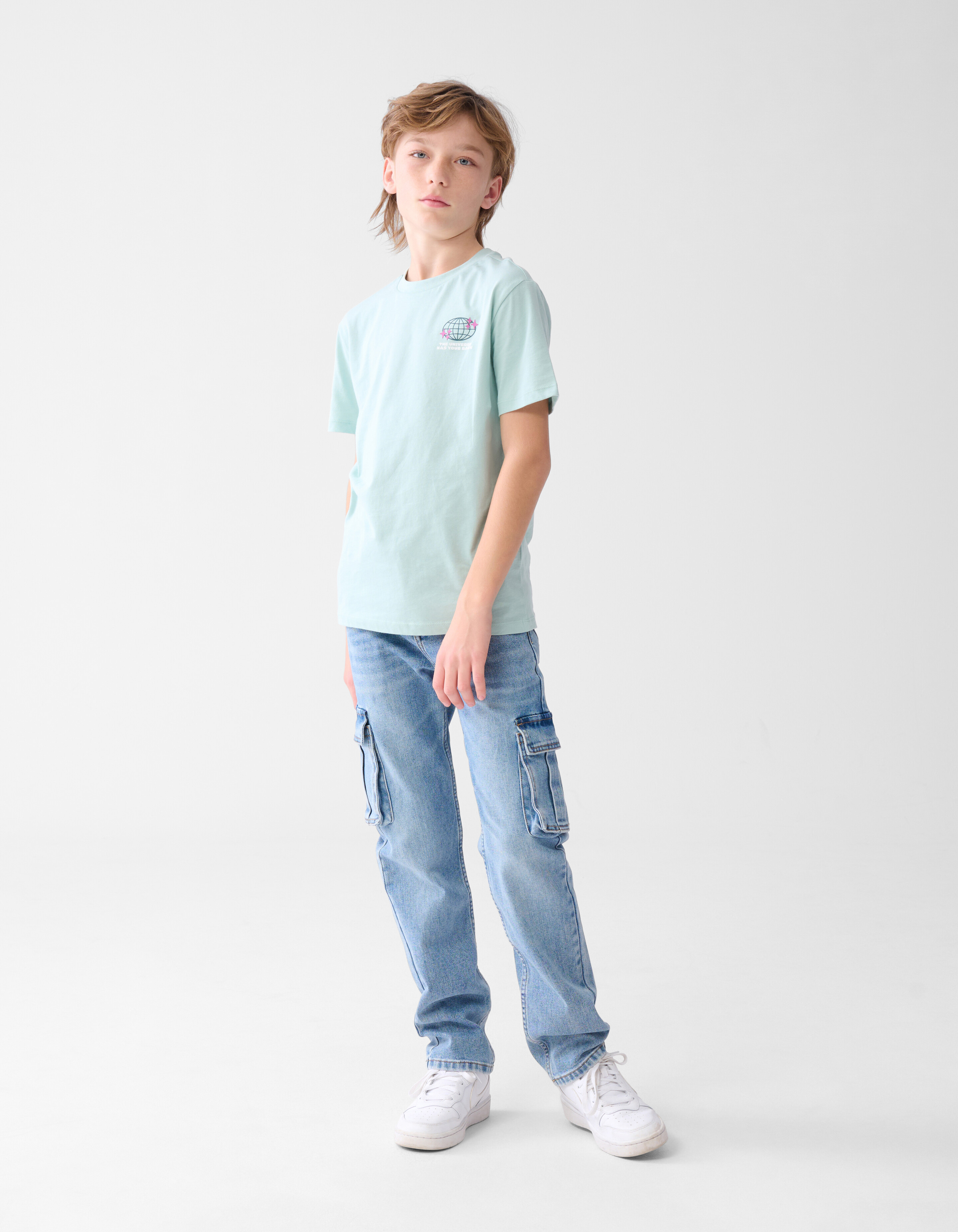 Artwork T-shirt Hellblau SHOEBY BOYS