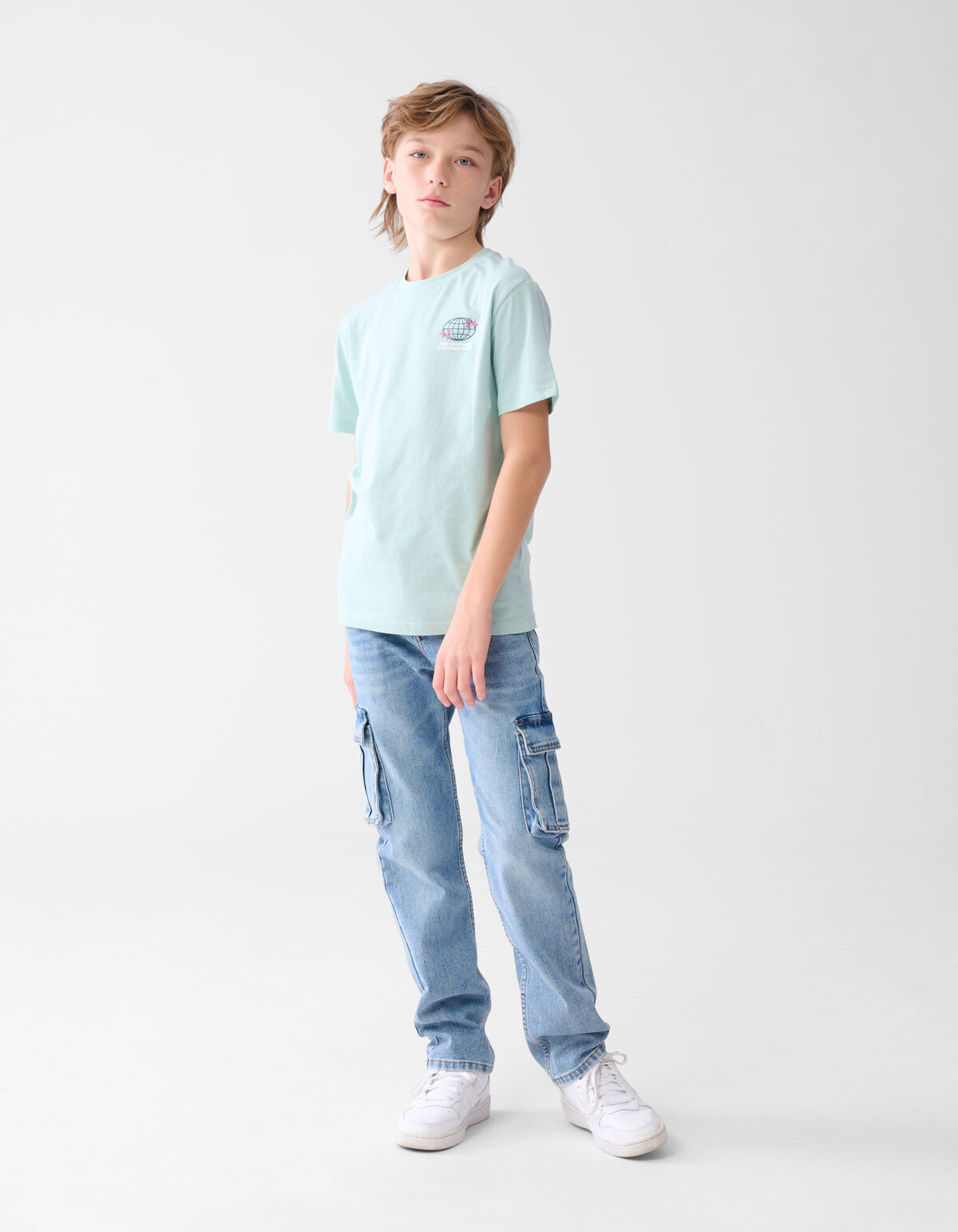 Artwork T-shirt Hellblau SHOEBY BOYS