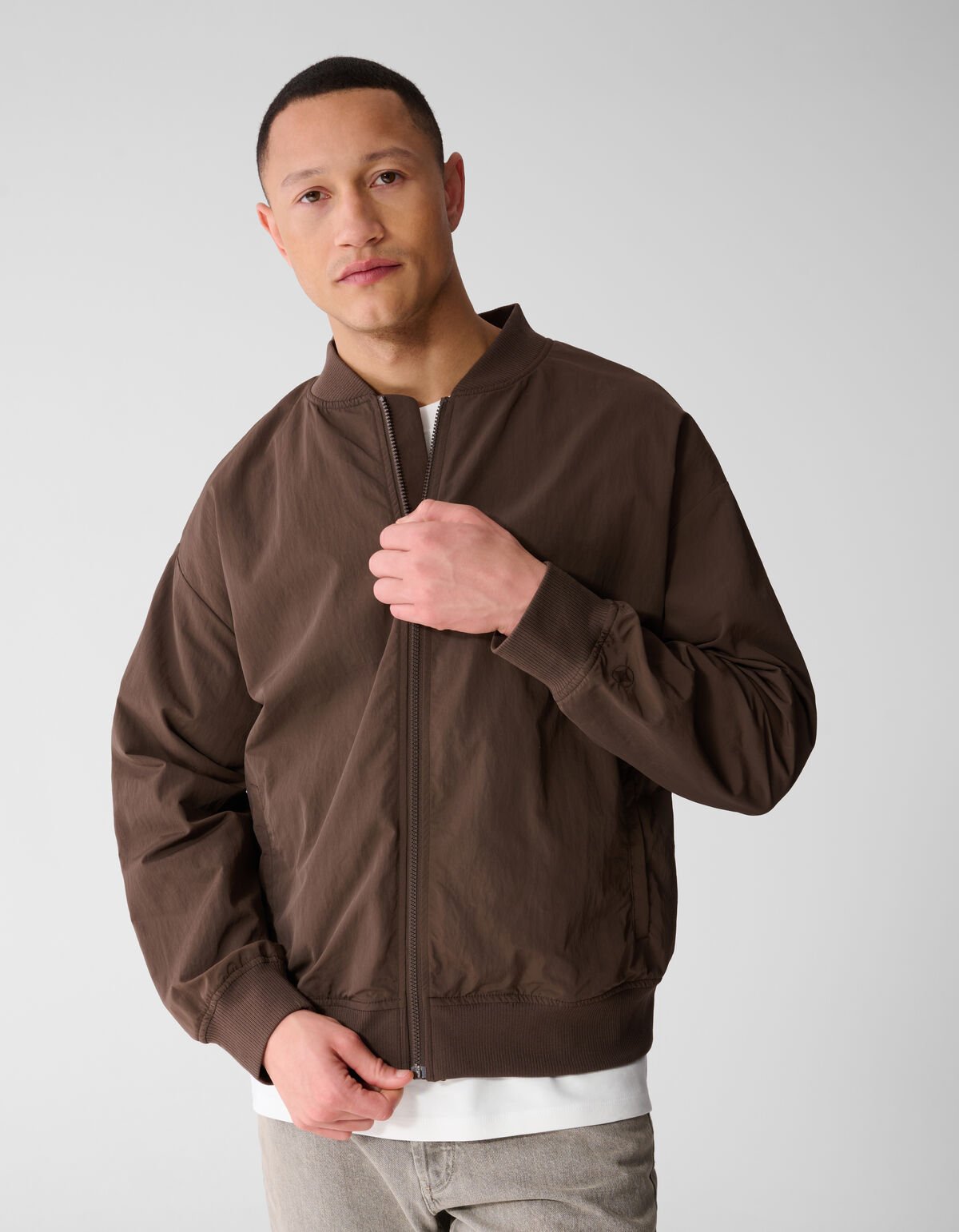 Bomber Jack Dunkelbraun SHOEBY MEN