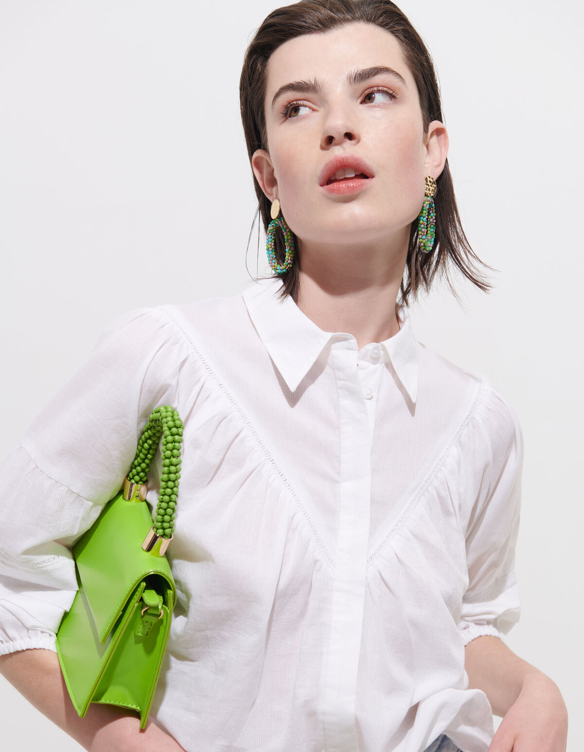 Voile Bluse Weiß SHOEBY WOMEN