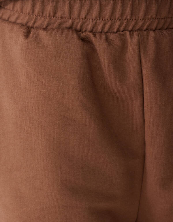 Sporty Sweat Wide-Leg-Hose Braun SHOEBY GIRLS