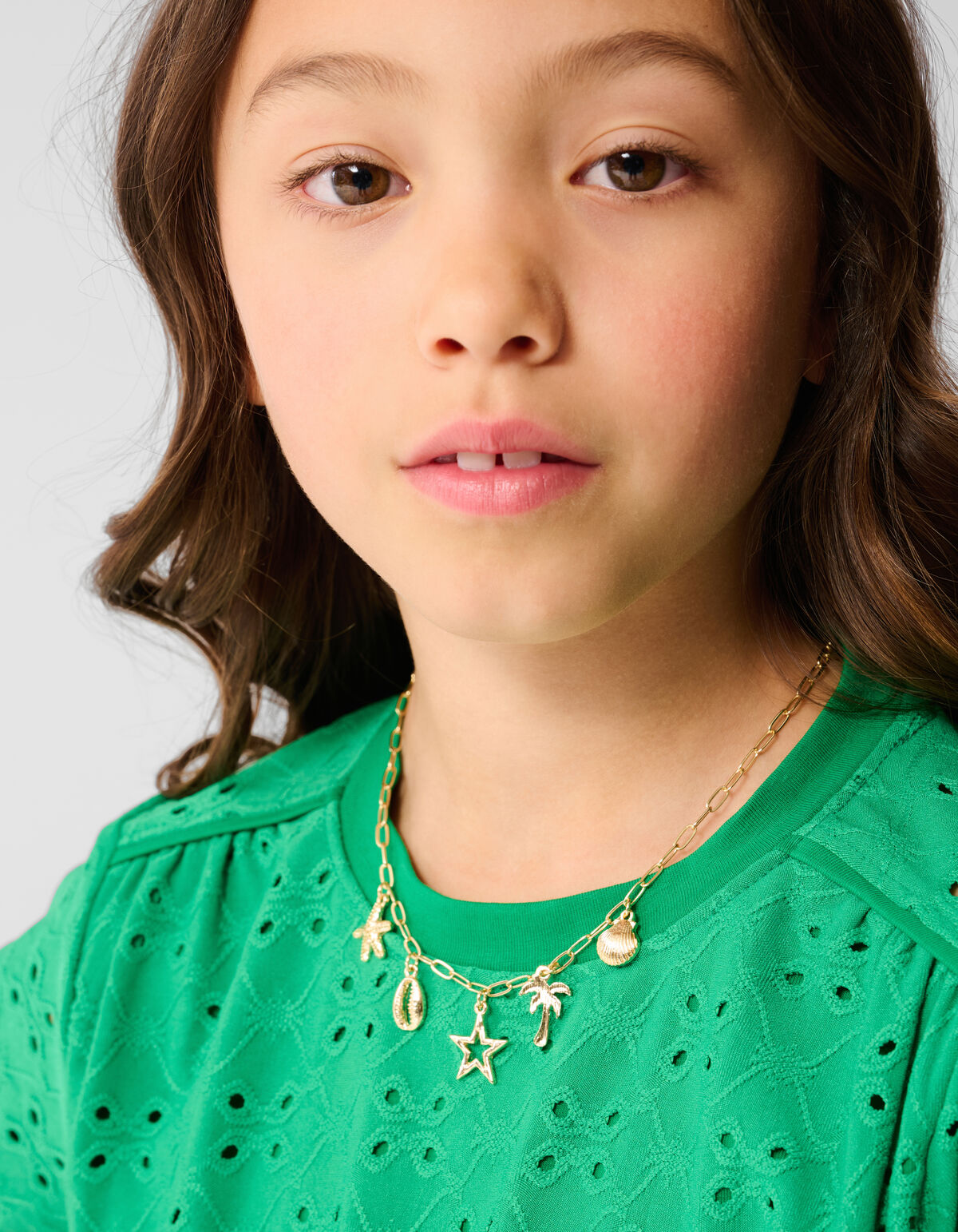 Stickerei Top Grün SHOEBY GIRLS