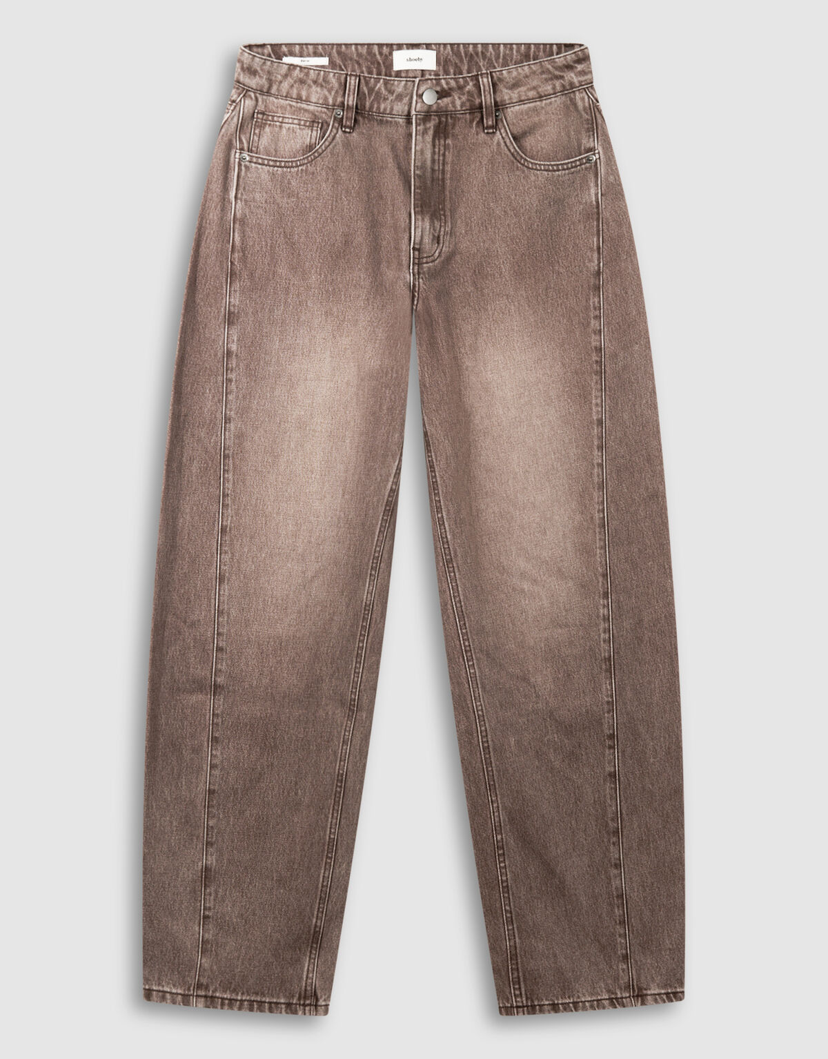 Barrel Fit Jeans Braun SHOEBY WOMEN