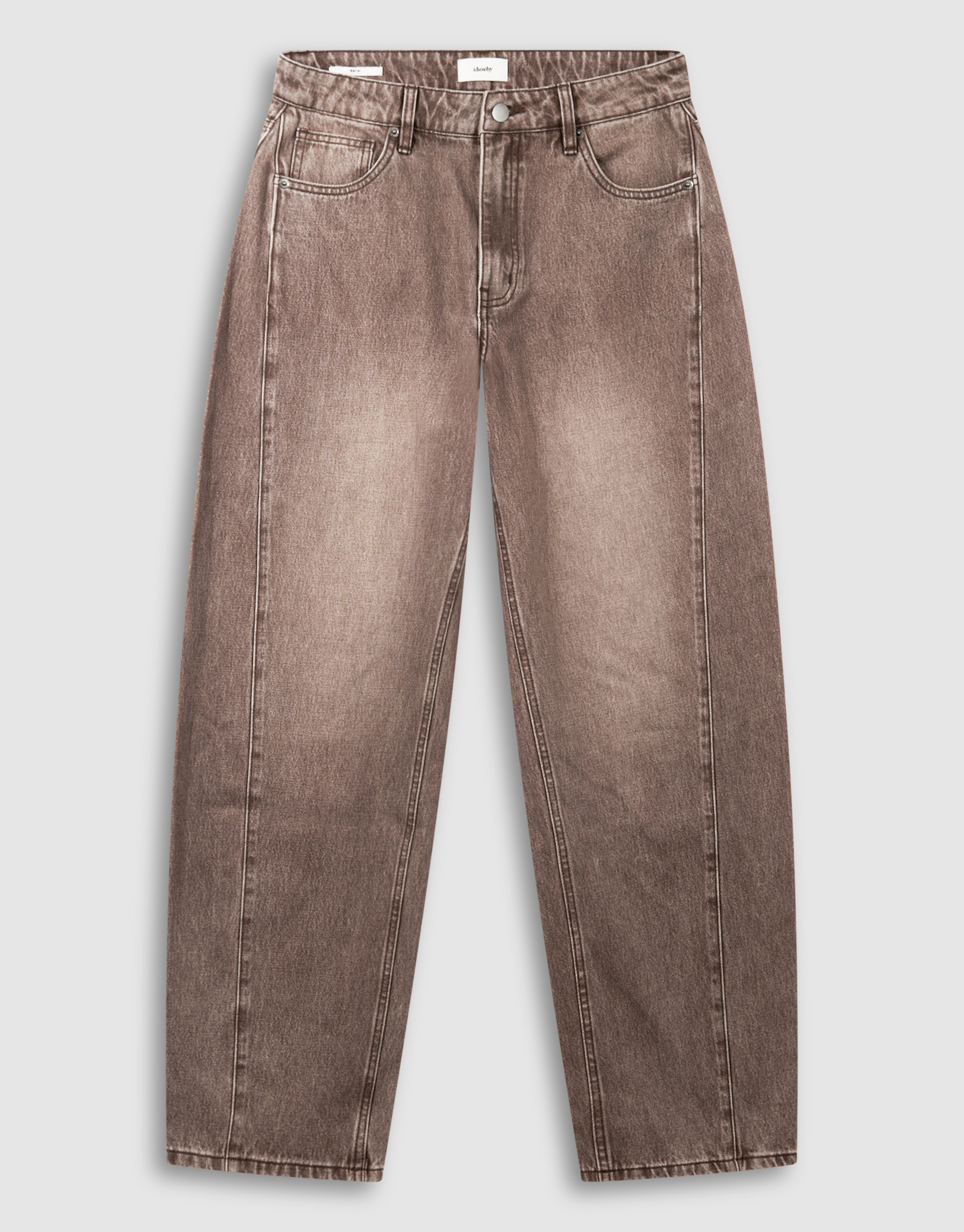 Barrel Fit Jeans Braun SHOEBY WOMEN