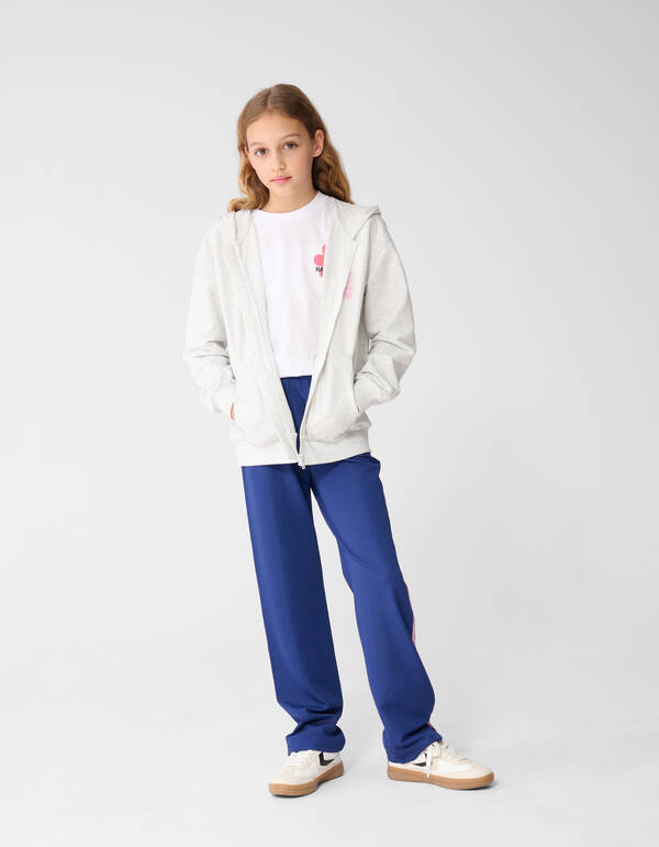 Sportliche Wide-Leg-Hose Dunkelblau SHOEBY GIRLS